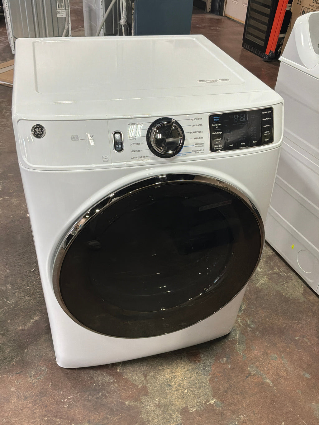 GE® ENERGY STAR® 7.8 cu. ft. Capacity Smart Front Load Electric Dryer with Steam and Sanitize Cycle