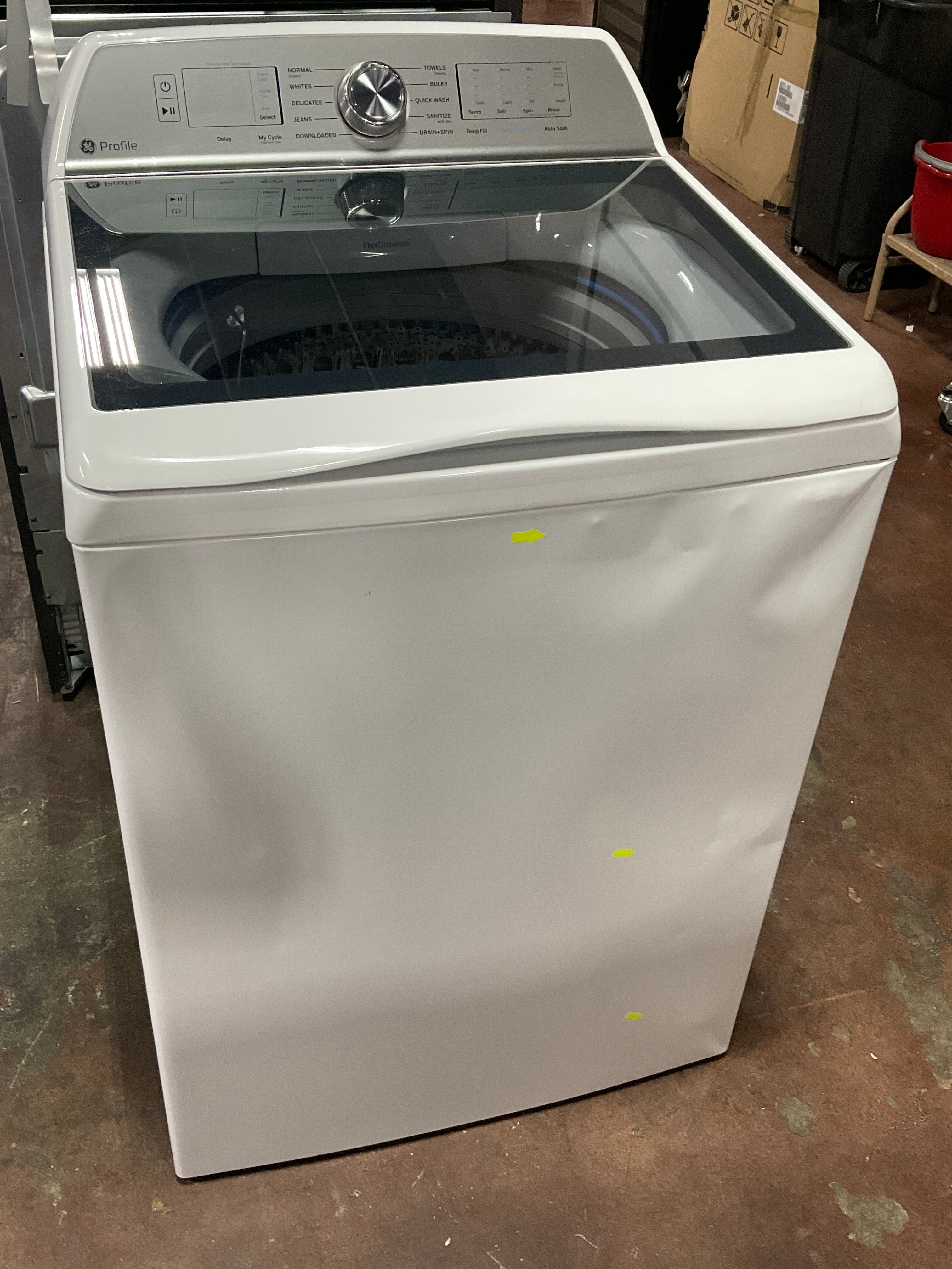 GE Profile™ ENERGY STAR® 5.0 cu. ft. Capacity Washer with Smarter Wash Technology and FlexDispense™