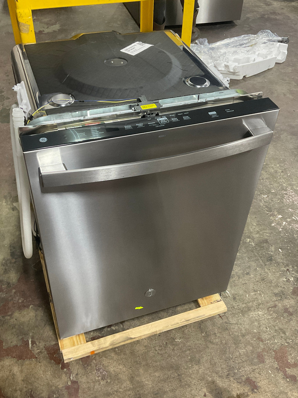 GE GE® ENERGY STAR® Top Control with Stainless Steel Interior Dishwasher with Sanitize Cycle