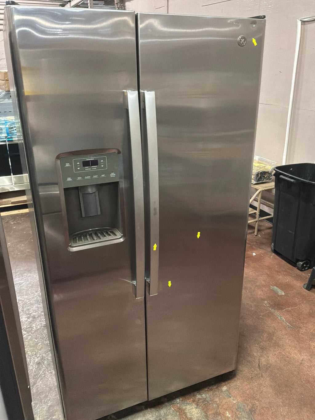 GE® 21.9 Cu. Ft. Counter-Depth Side-By-Side Refrigerator