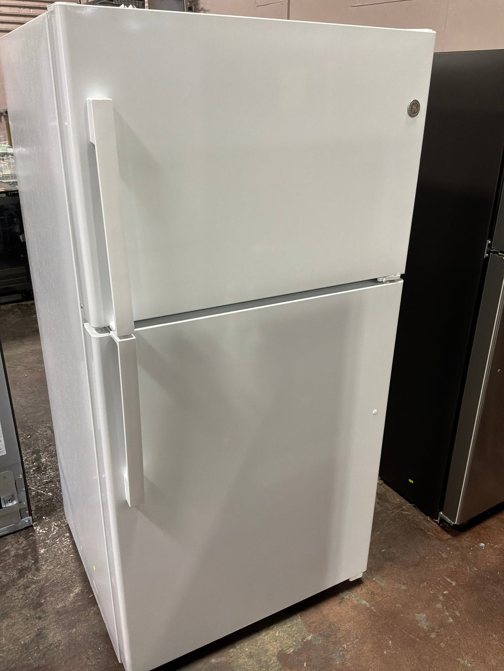 GE® 21.9 Cu. Ft. Garage Ready Top-Freezer Refrigerator