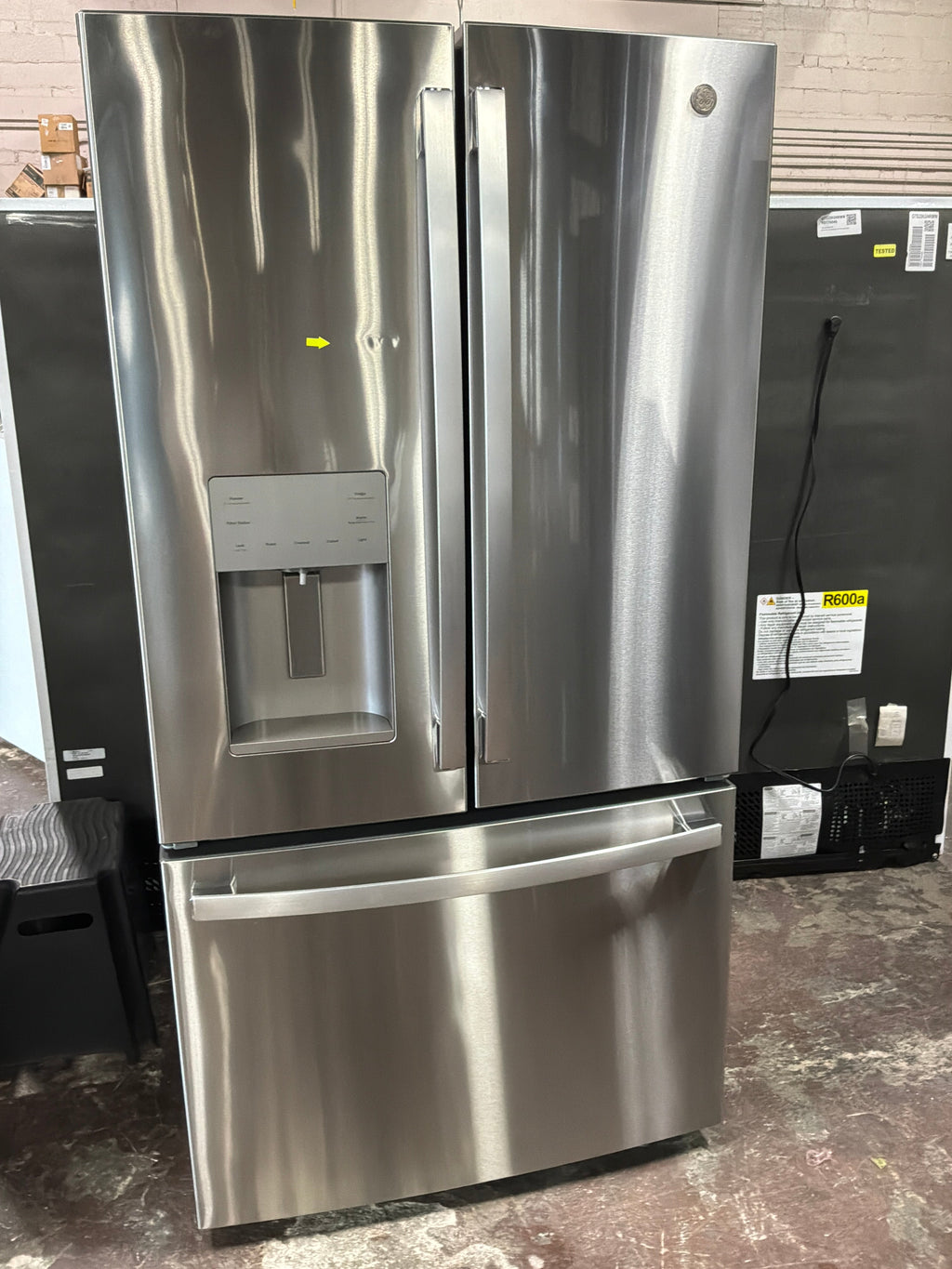 GE GE® ENERGY STAR® 20.6 Cu. Ft. Fingerprint Resistant Counter-Depth French-Door Refrigerator