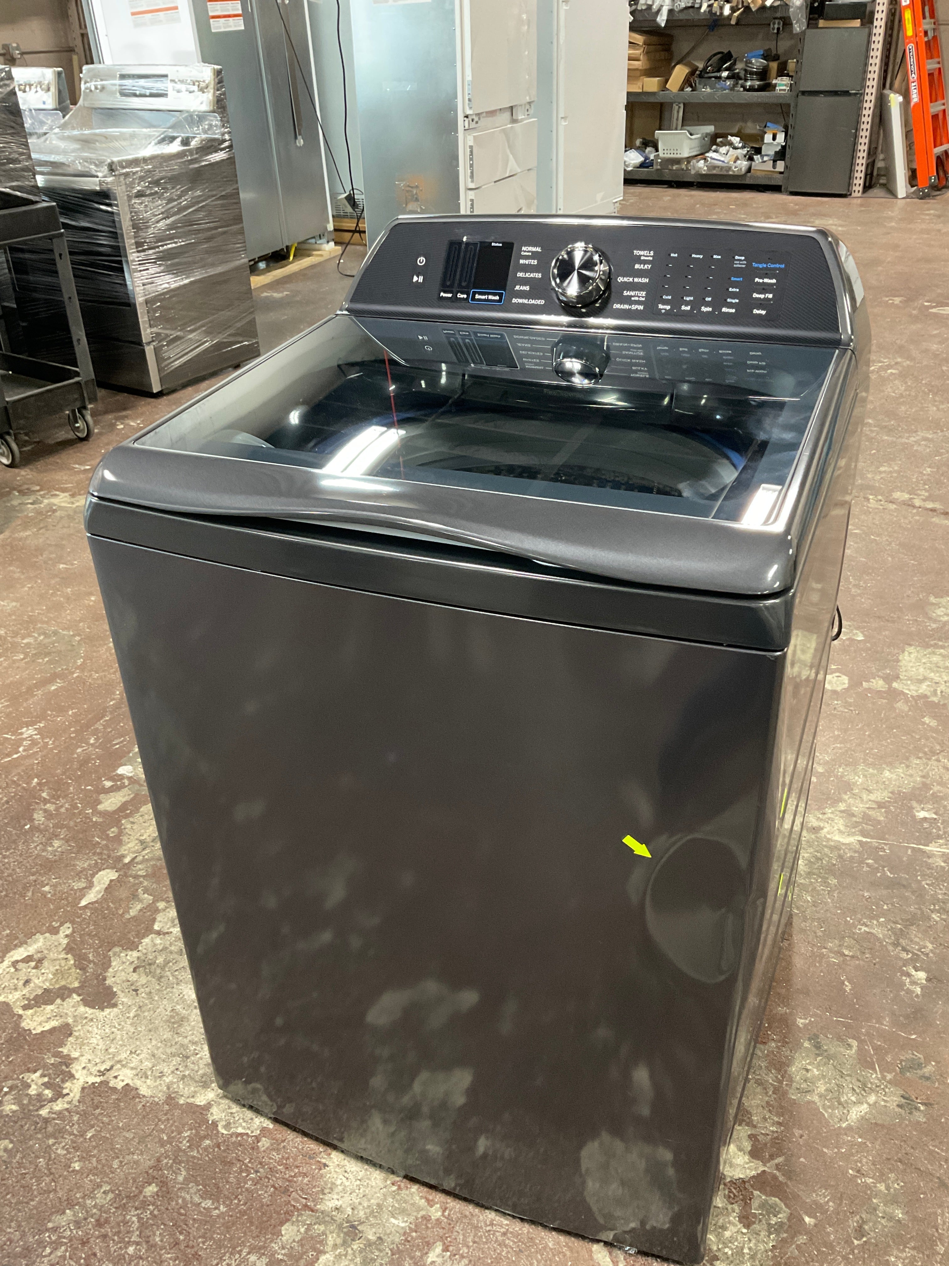GE Profile™ ENERGY STAR® 5.4 cu. ft. Capacity Washer with Smarter Wash Technology and FlexDispense™