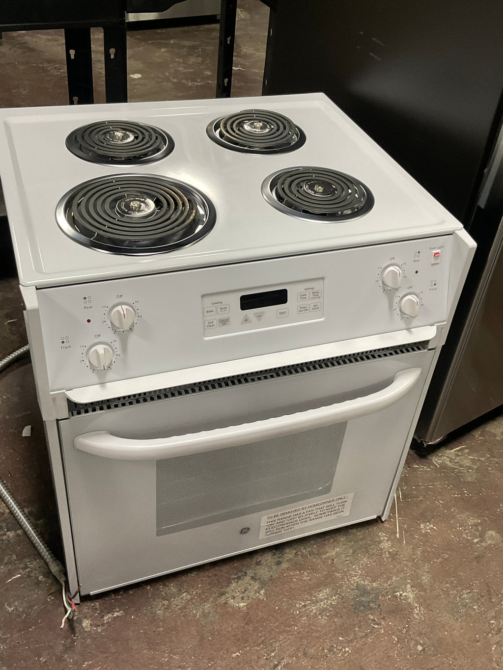 GE® 27" Drop-In Electric Range