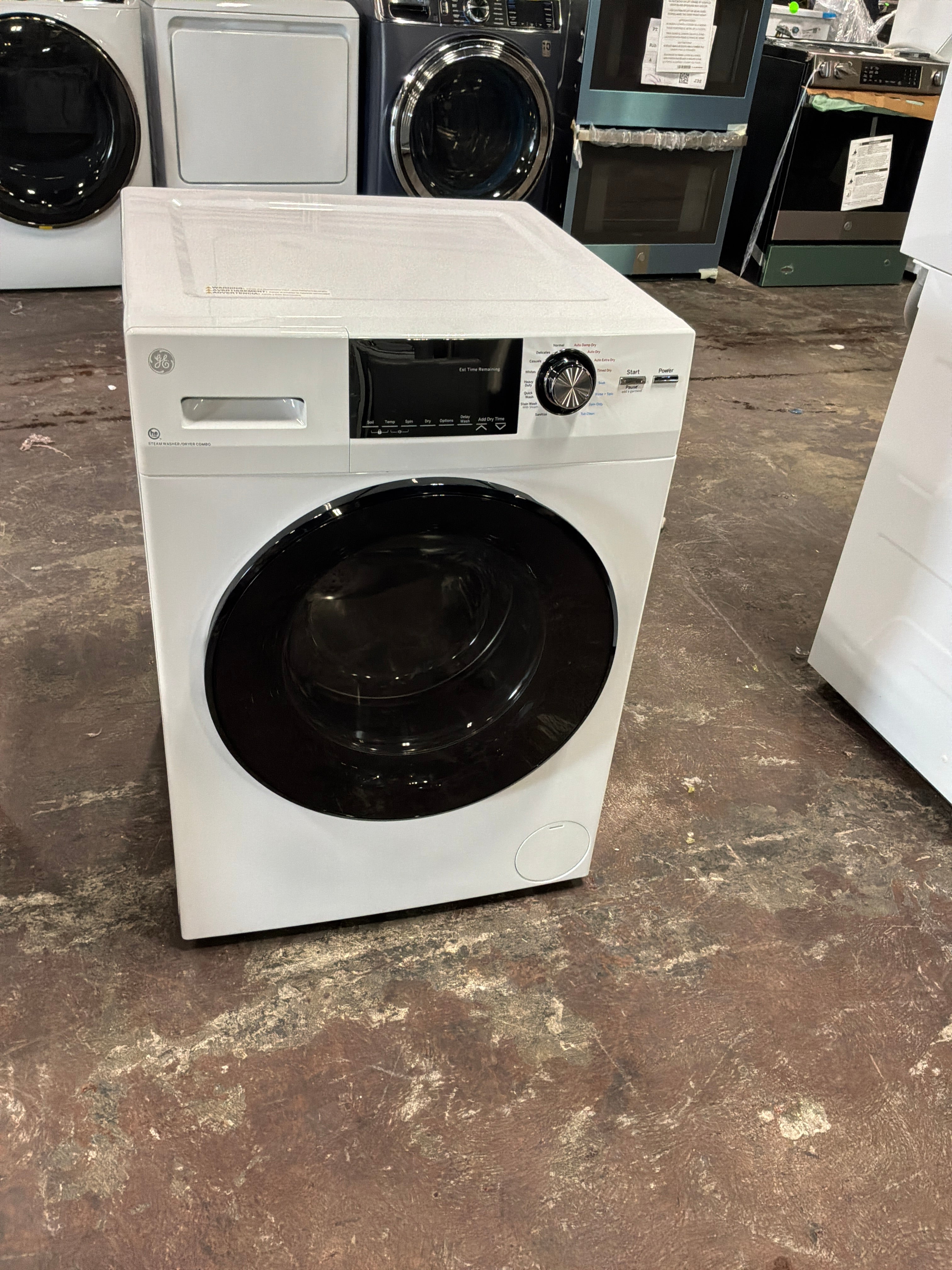 GE® 24" 2.4 cu. ft.Capacity Front Load Washer/Condenser Dryer Combo