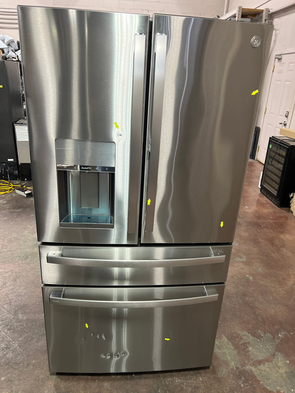 GE Profile™ ENERGY STAR® 27.9 Cu. Ft. Smart Fingerprint Resistant 4-Door French-Door Refrigerator with Door In Door