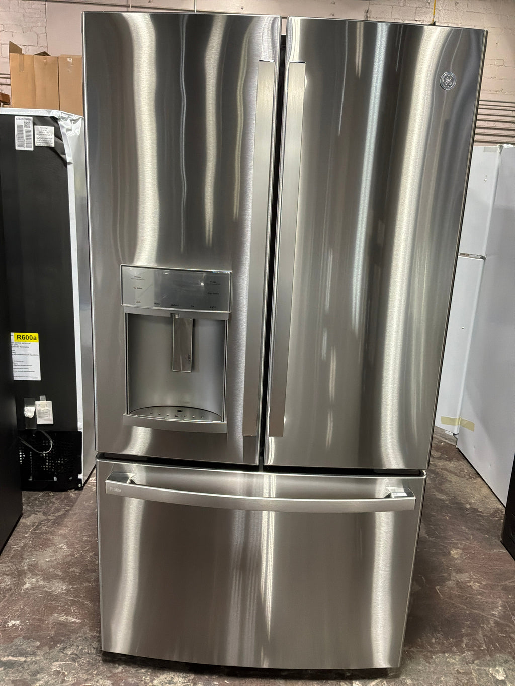 GE Profile™ ENERGY STAR® 27.7 Cu. Ft. Fingerprint Resistant French-Door Refrigerator with Hands-Free AutoFill