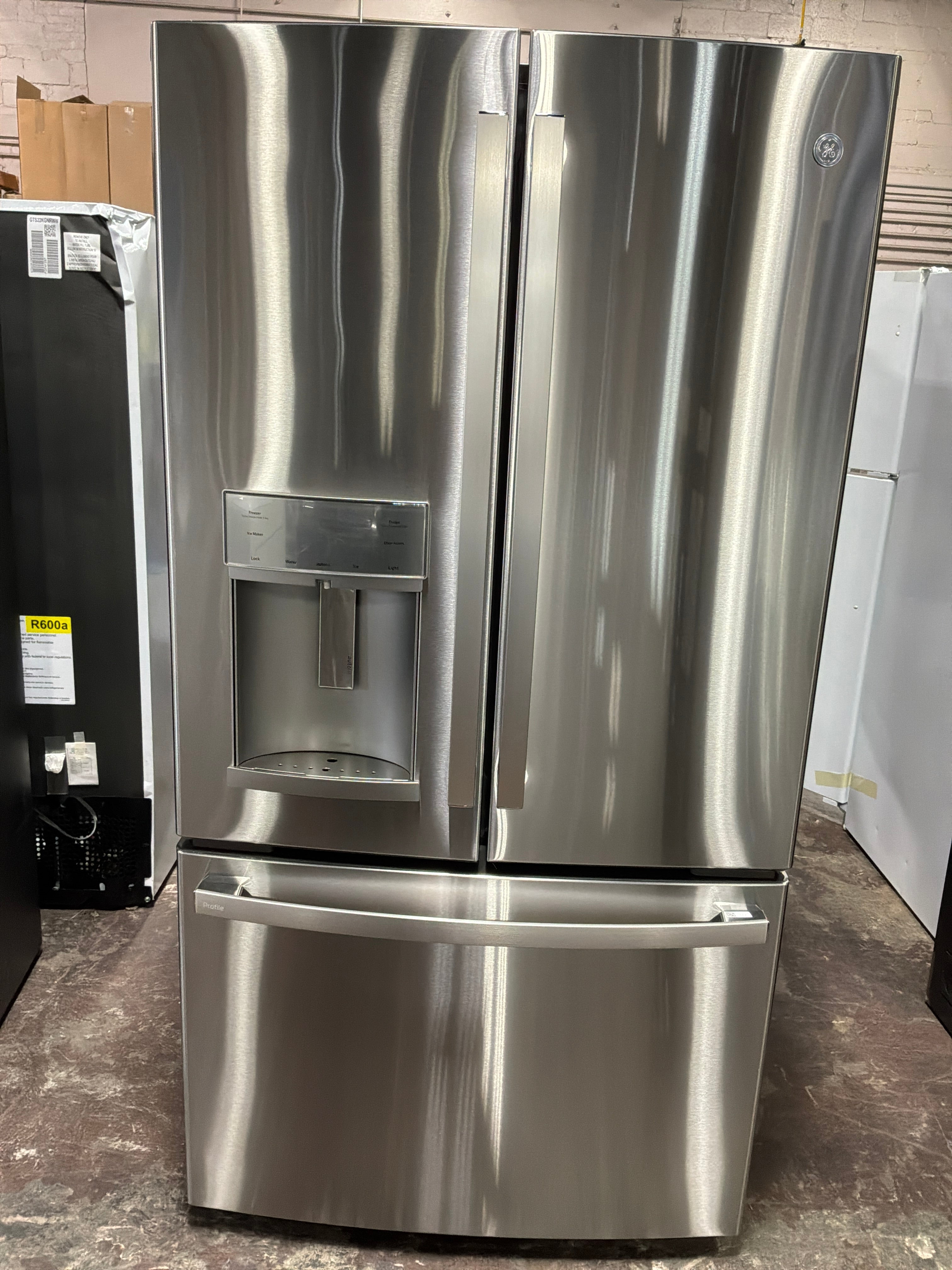 GE Profile™ ENERGY STAR® 27.7 Cu. Ft. Fingerprint Resistant French-Door Refrigerator with Hands-Free AutoFill