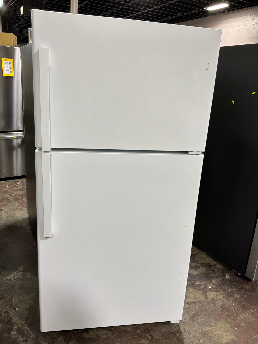 GE® 21.9 Cu. Ft. Garage Ready Top-Freezer Refrigerator