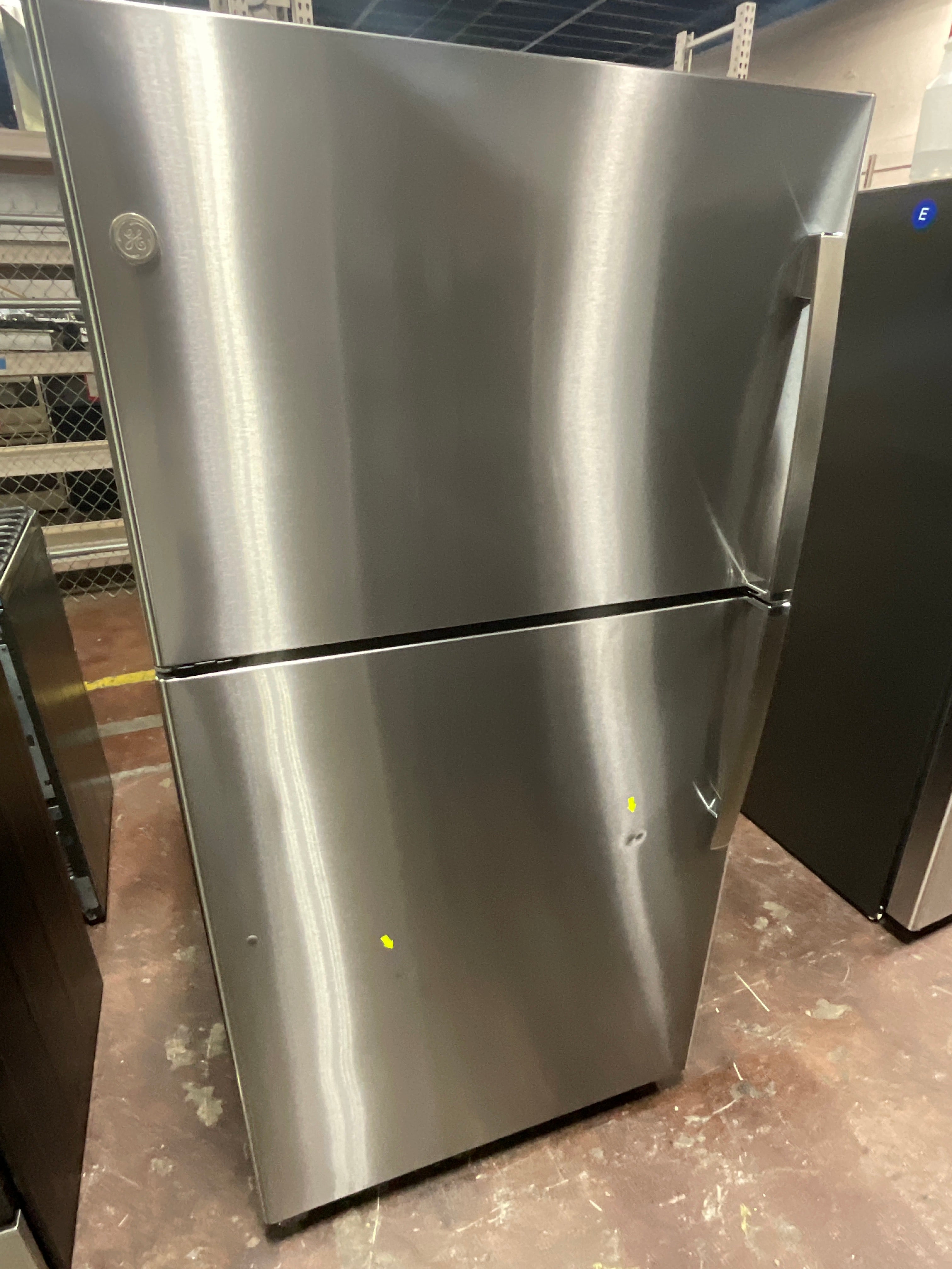 GE® 21.9 Cu. Ft. Garage Ready Top-Freezer Refrigerator
