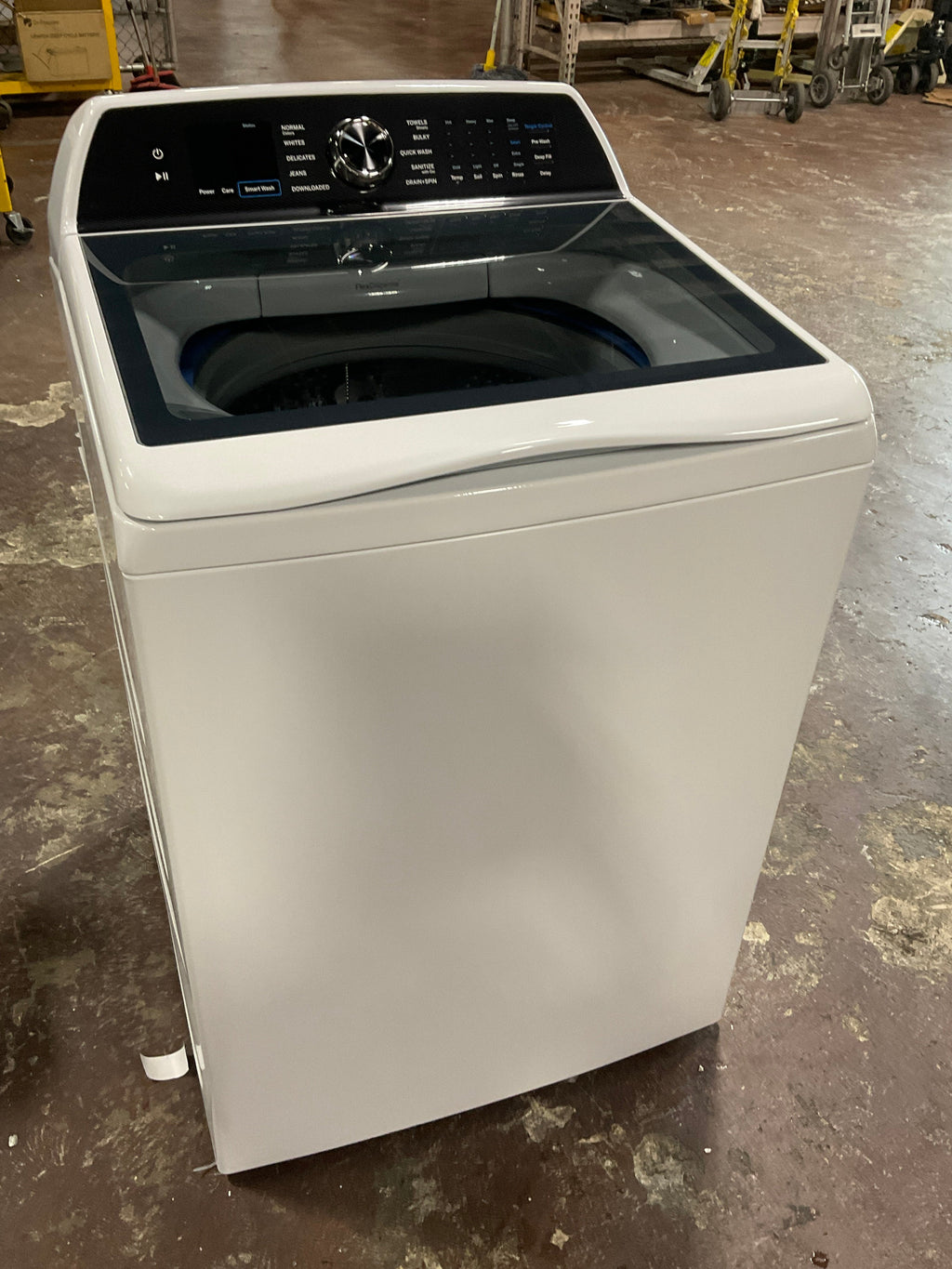 GE Profile™ ENERGY STAR® 5.3 cu. ft. Capacity Washer with Smarter Wash Technology and FlexDispense™