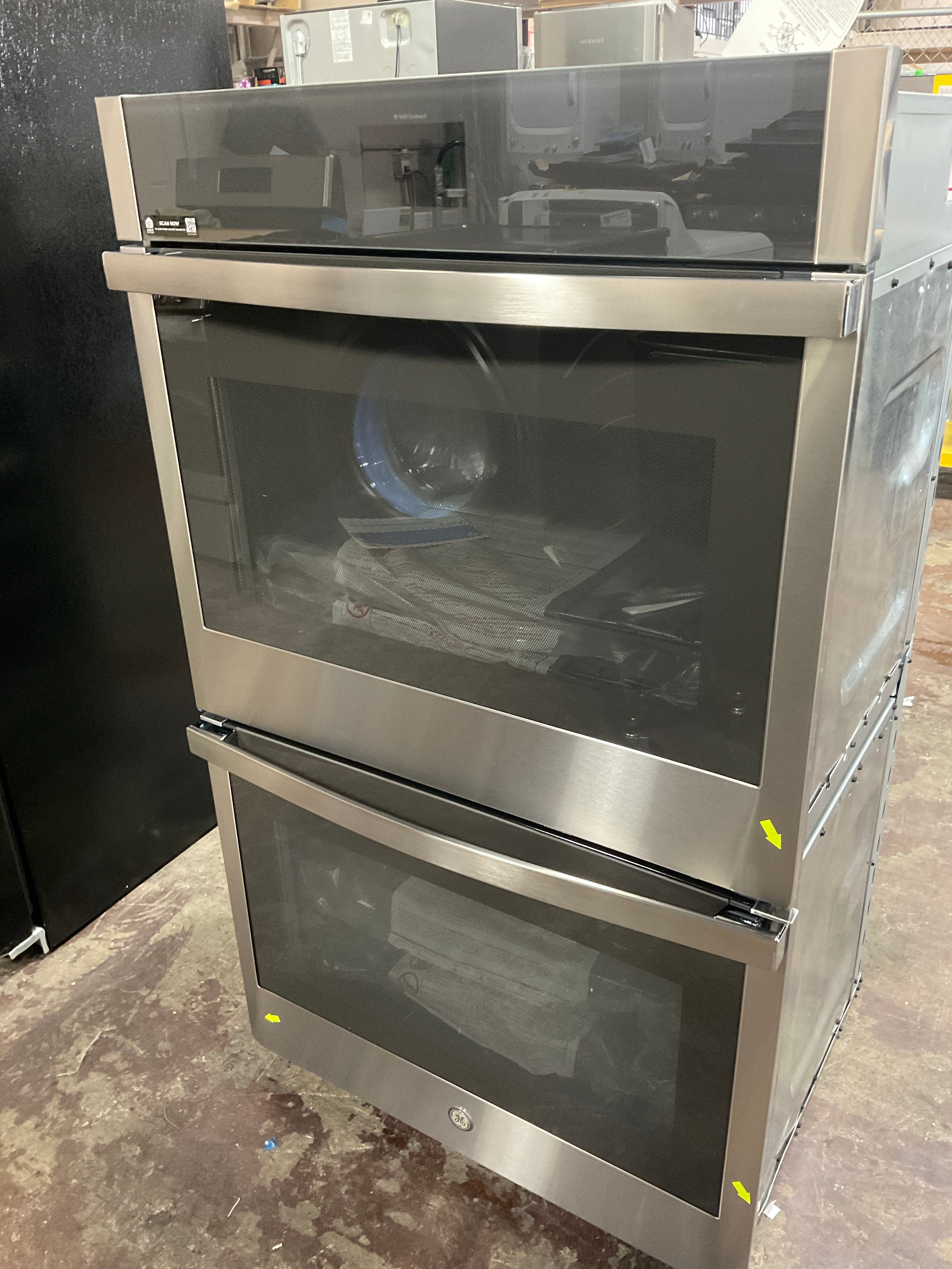 GE GE® 30" Smart Built-In Self-Clean Convection Double Wall Oven with No Preheat Air Fry