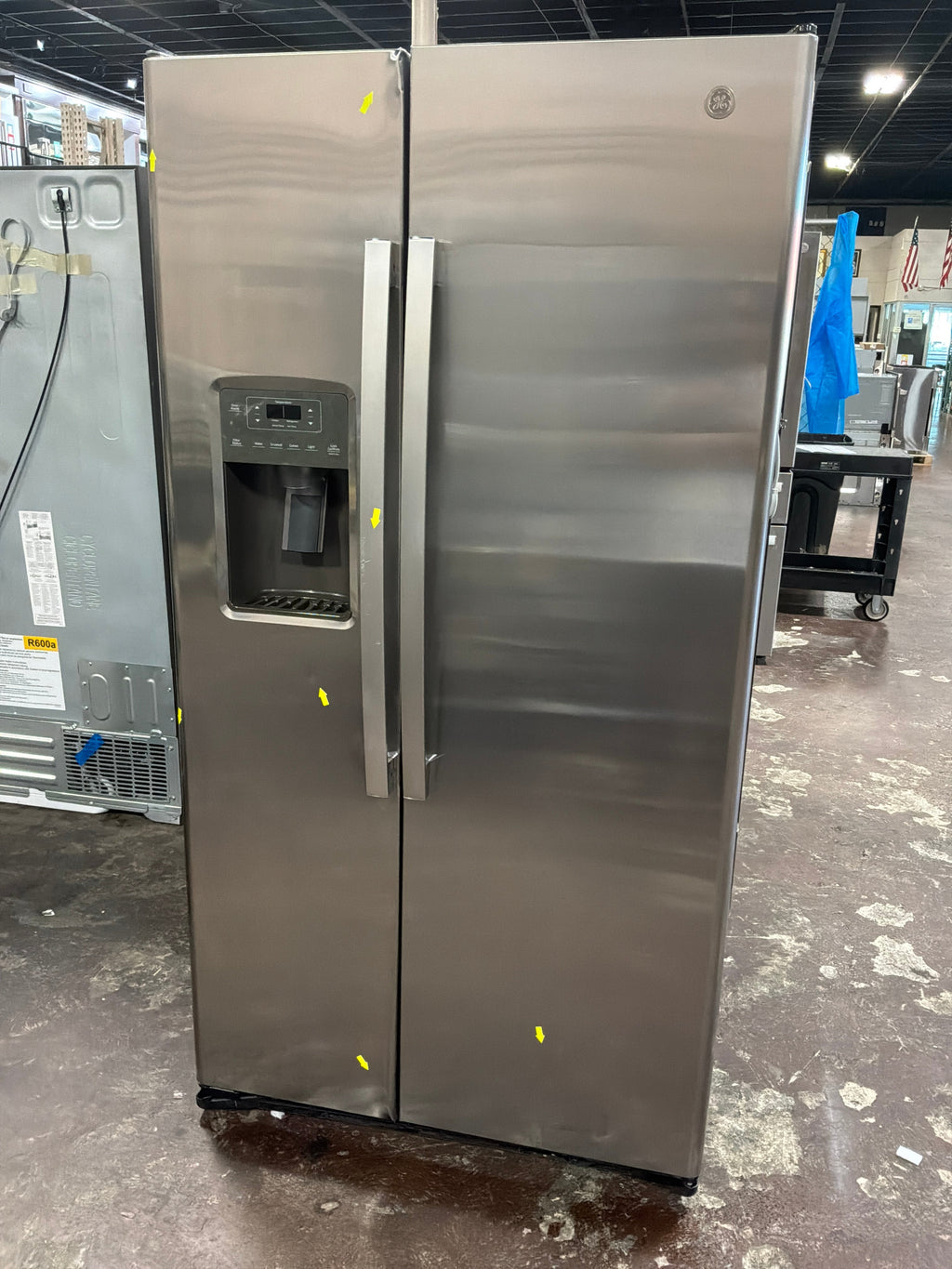 GE® 21.9 Cu. Ft. Counter-Depth Side-By-Side Refrigerator