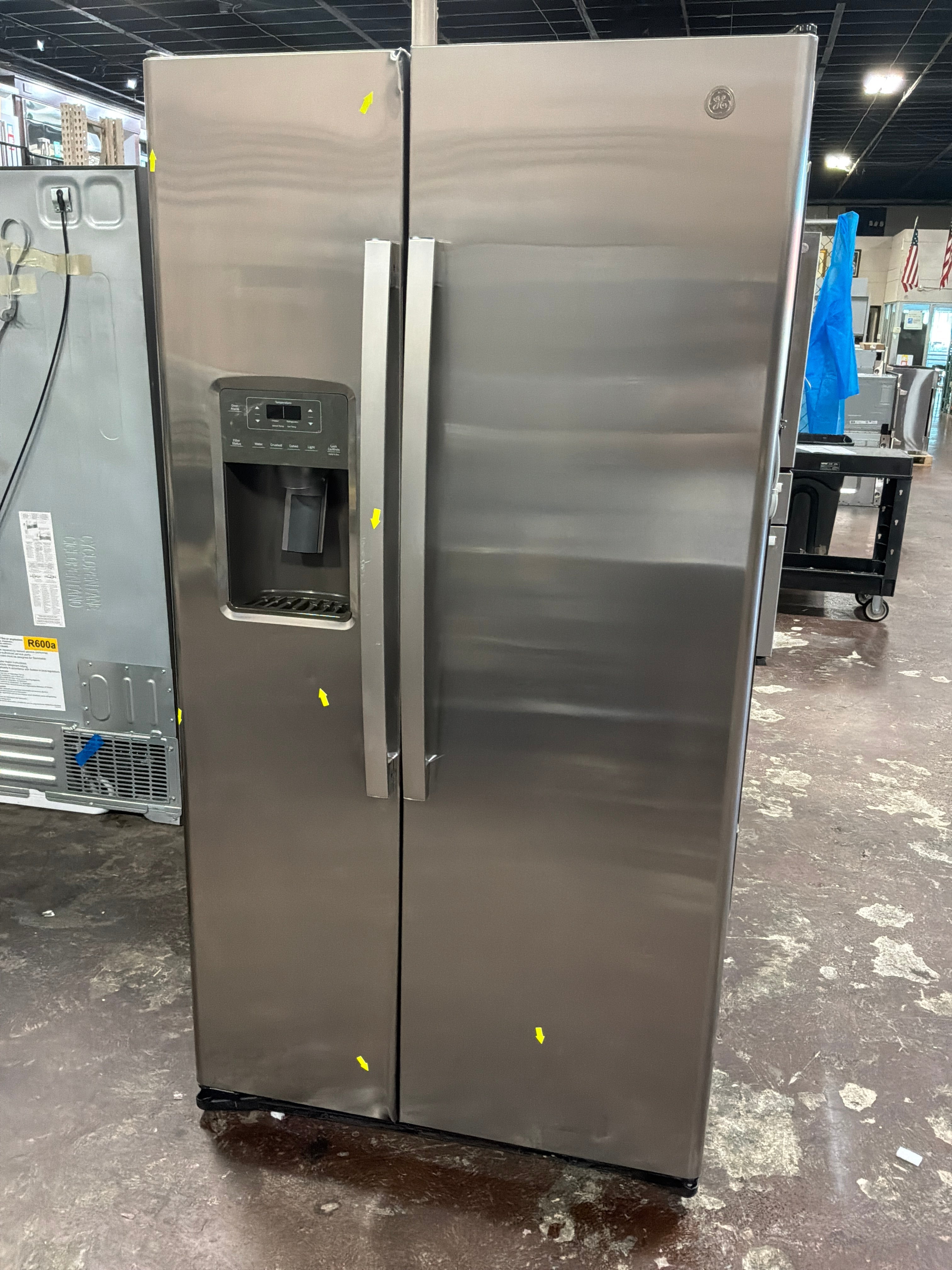 GE® 21.9 Cu. Ft. Counter-Depth Side-By-Side Refrigerator