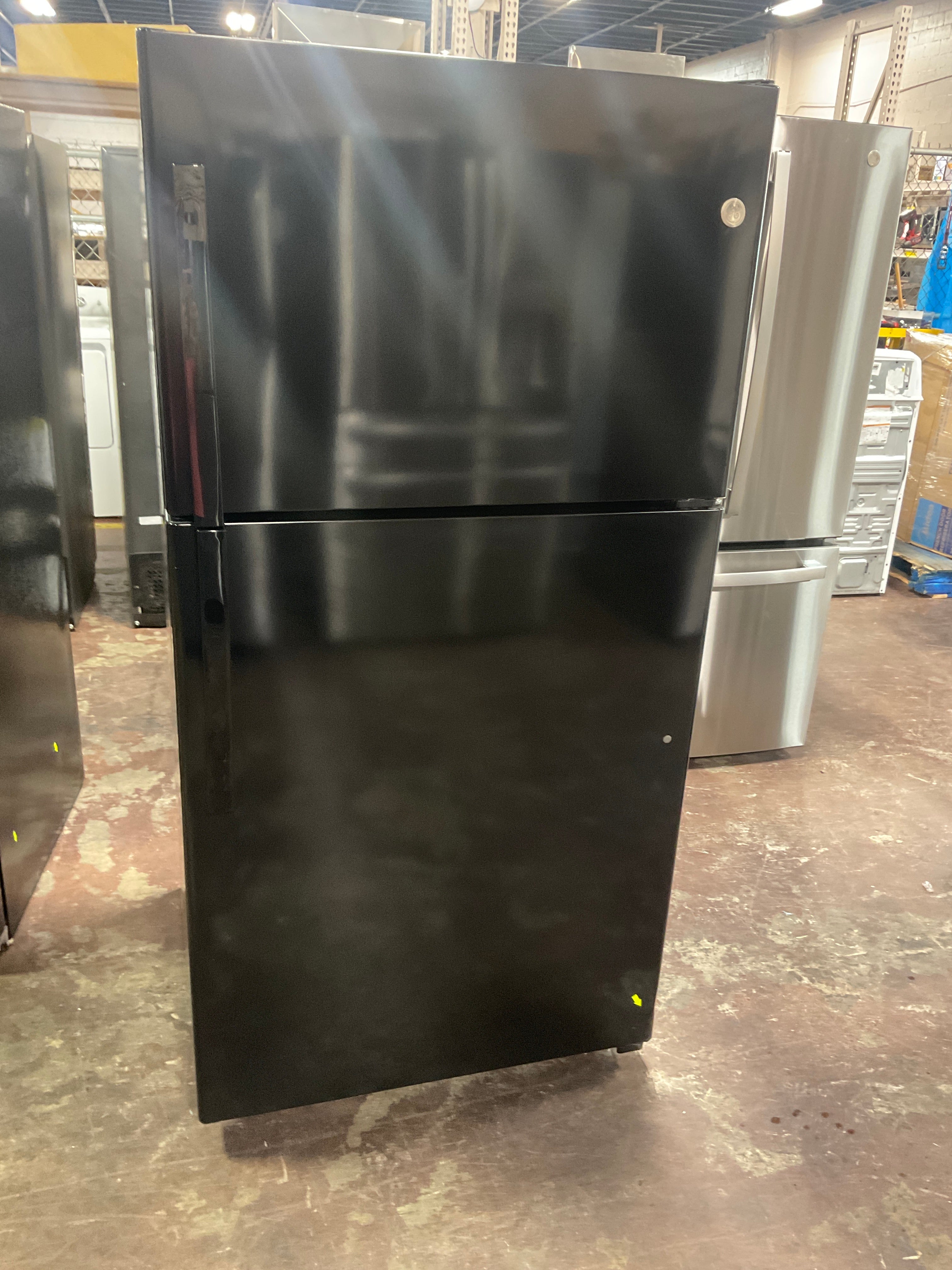 GE® 21.9 Cu. Ft. Garage Ready Top-Freezer Refrigerator