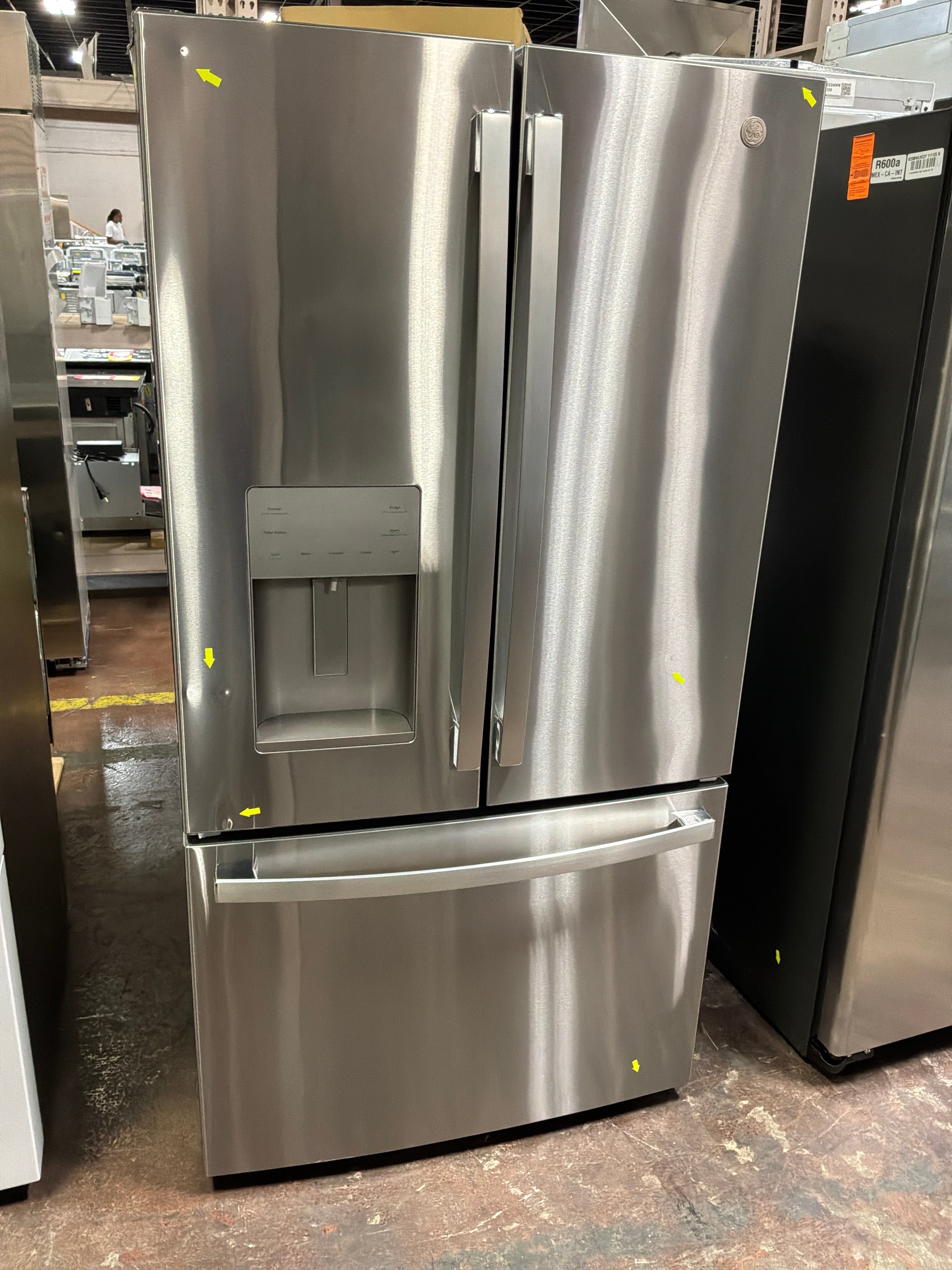 GE GE® ENERGY STAR® 20.6 Cu. Ft. Fingerprint Resistant Counter-Depth French-Door Refrigerator
