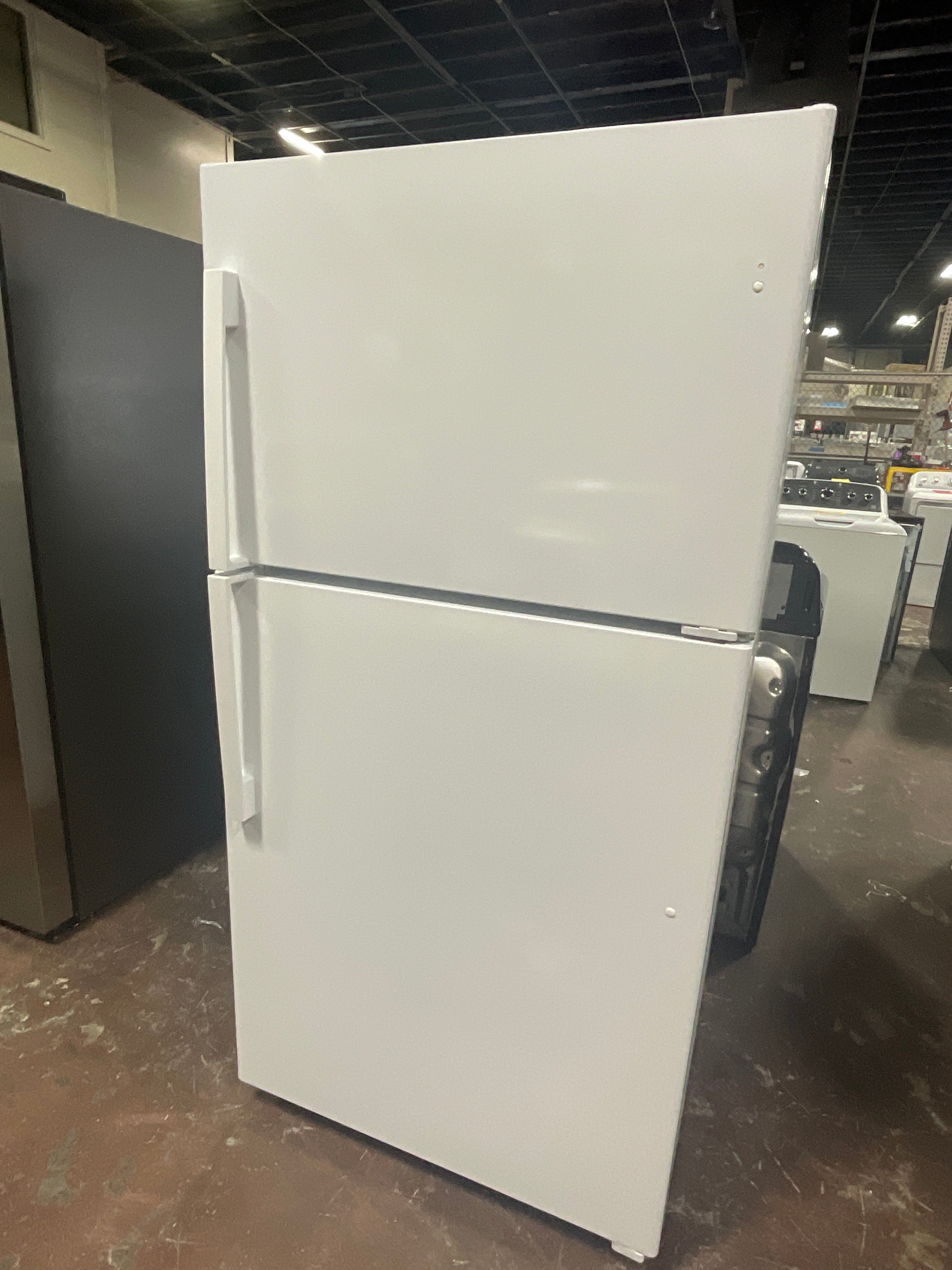 GE® 21.9 Cu. Ft. Garage Ready Top-Freezer Refrigerator