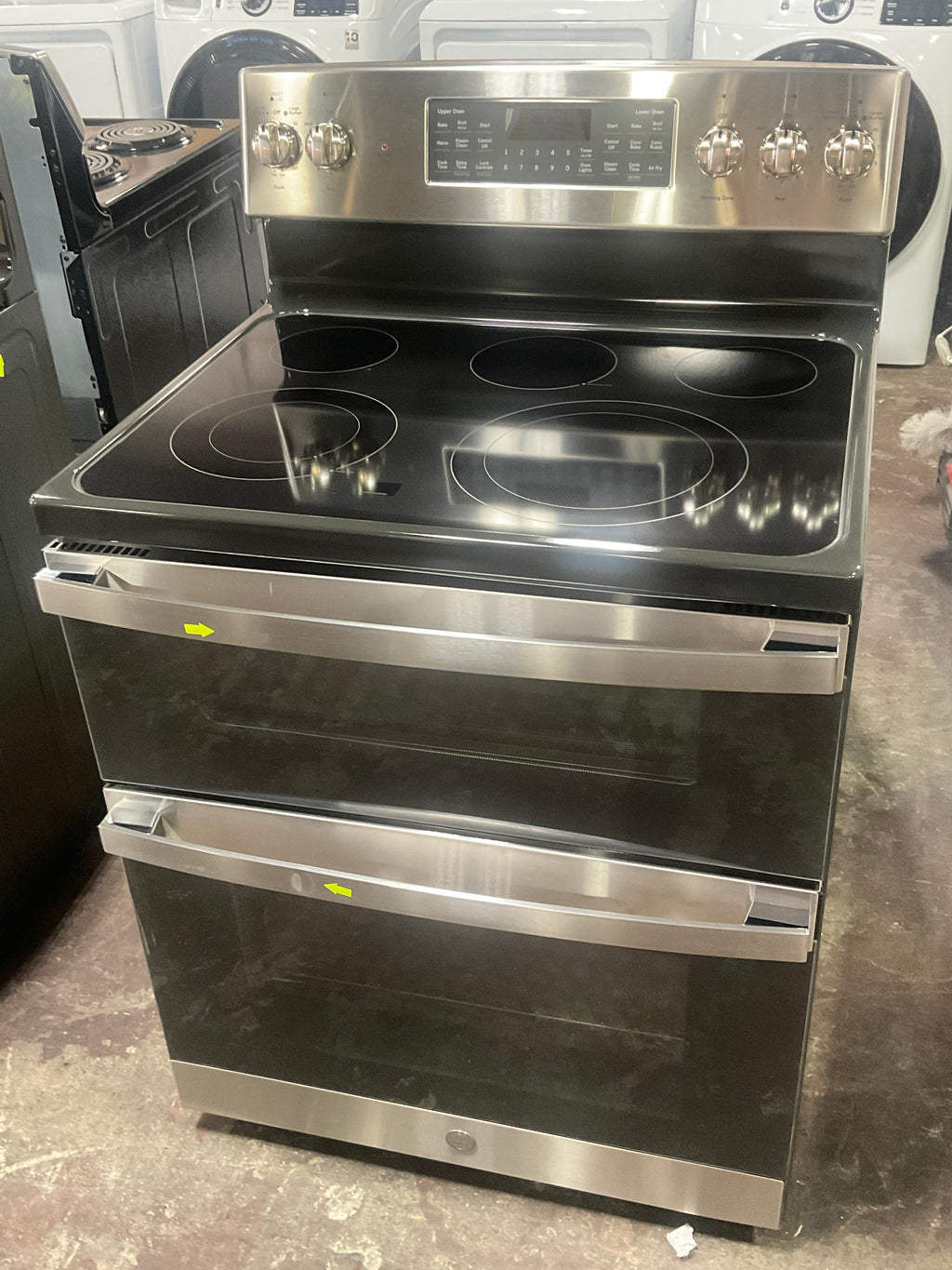 GE 30" Free-Standing Electric Double Oven Convection Range