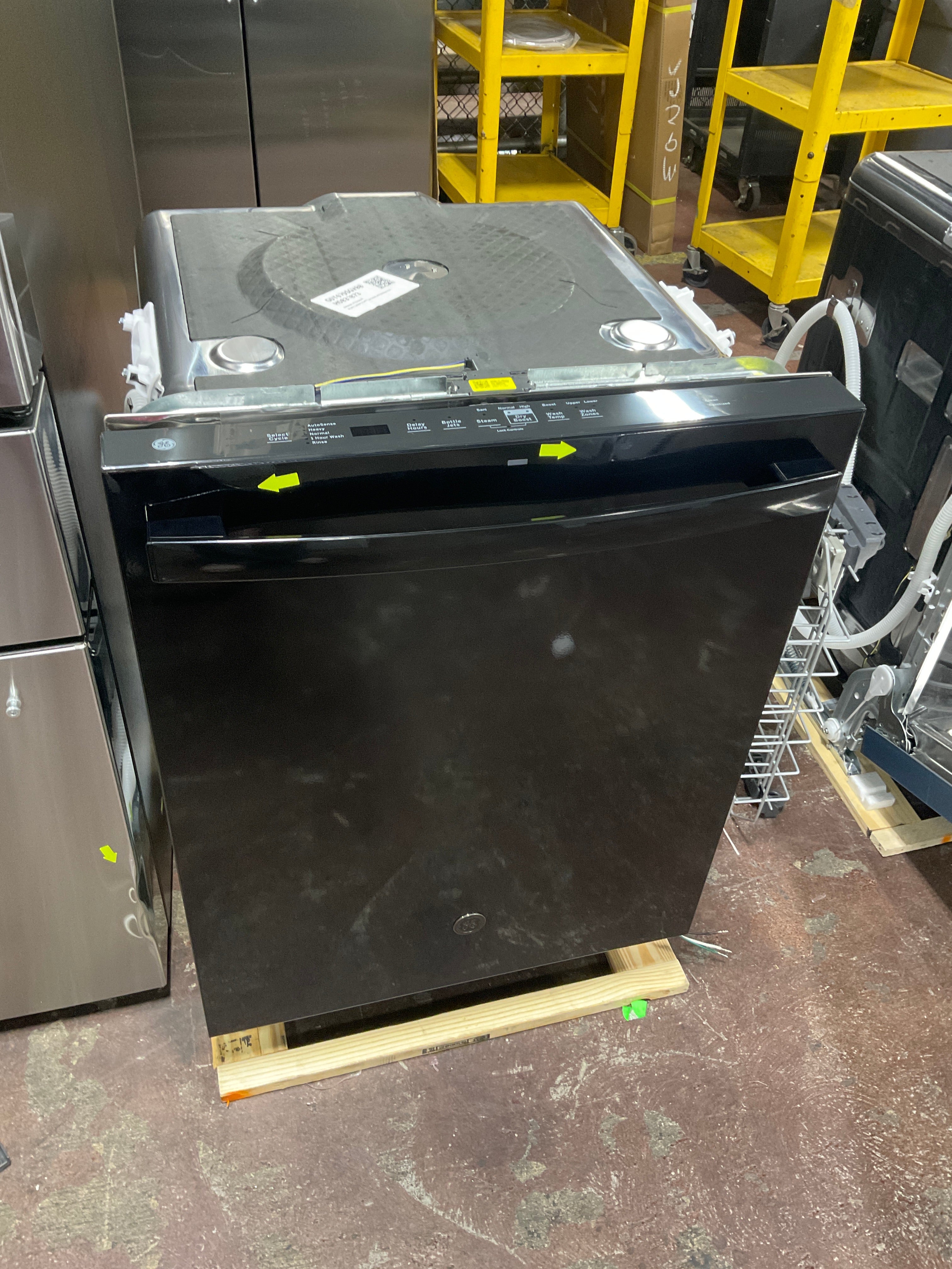 GE GE® ENERGY STAR® Top Control with Stainless Steel Interior Dishwasher with Sanitize Cycle