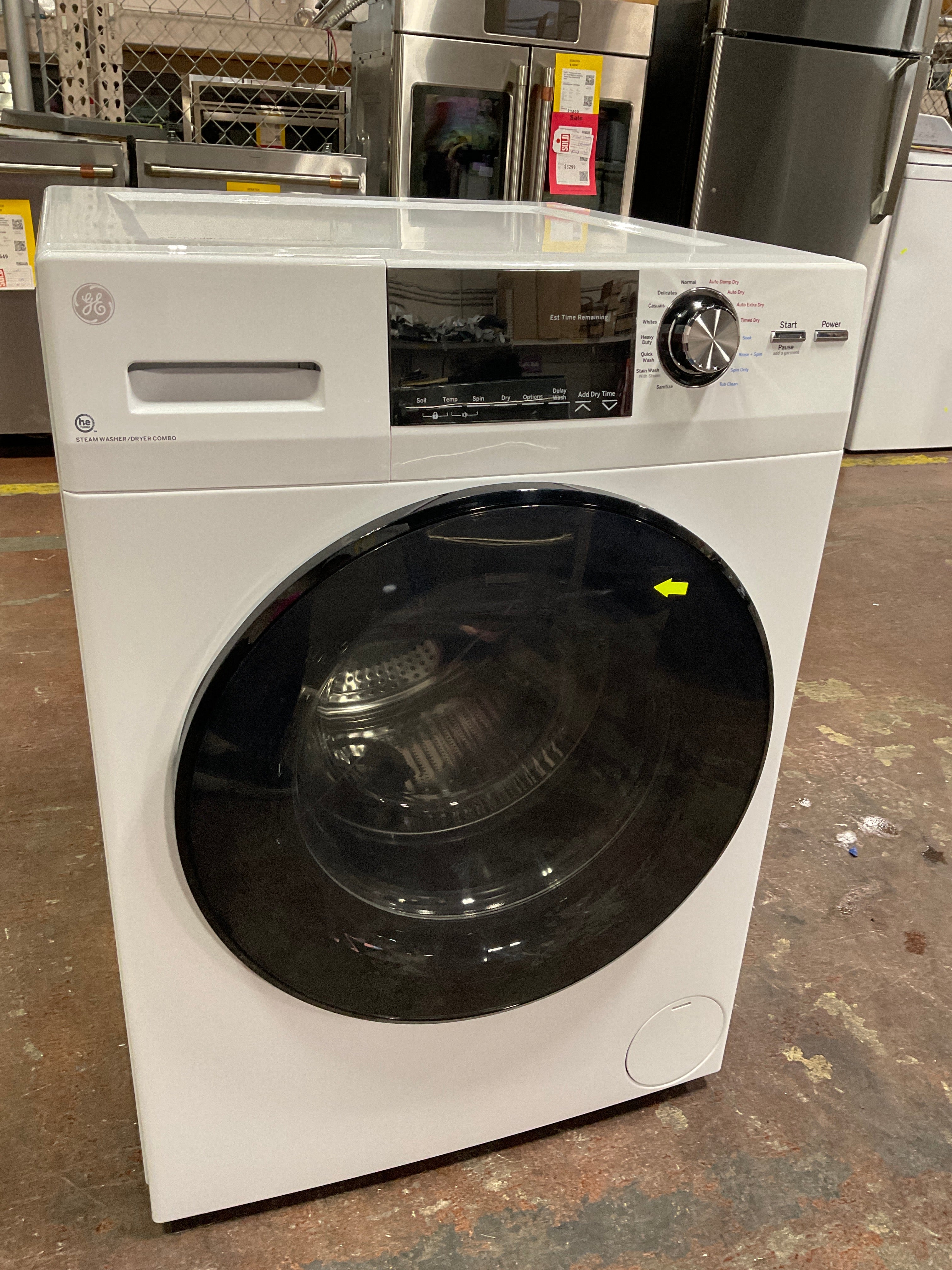 GE® 24" 2.4 cu. ft.Capacity Front Load Washer/Condenser Dryer Combo