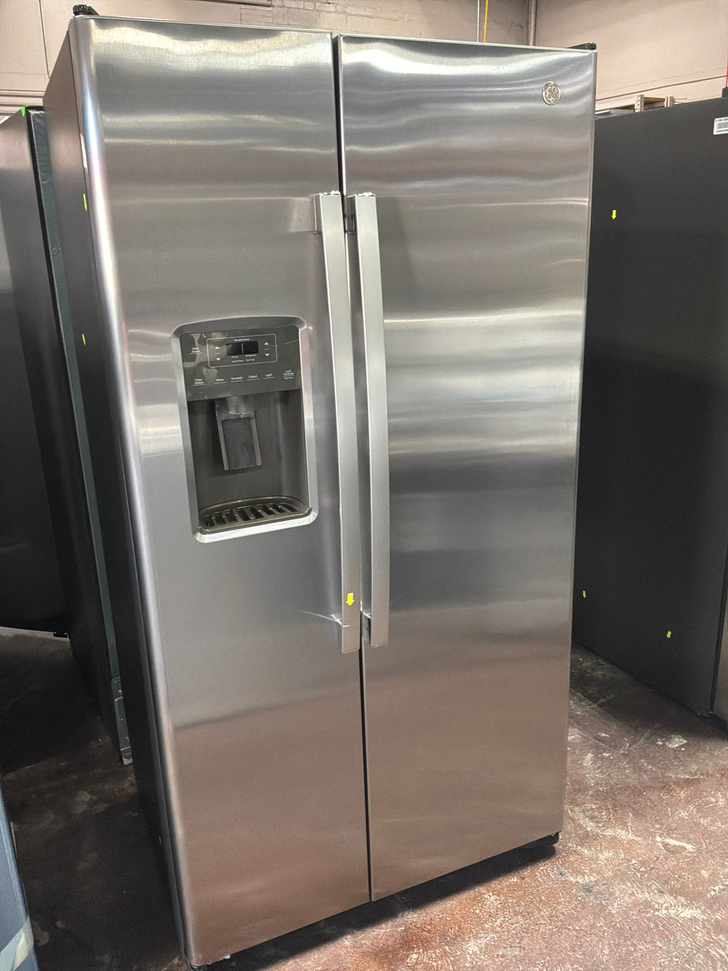 GE® 21.9 Cu. Ft. Counter-Depth Side-By-Side Refrigerator
