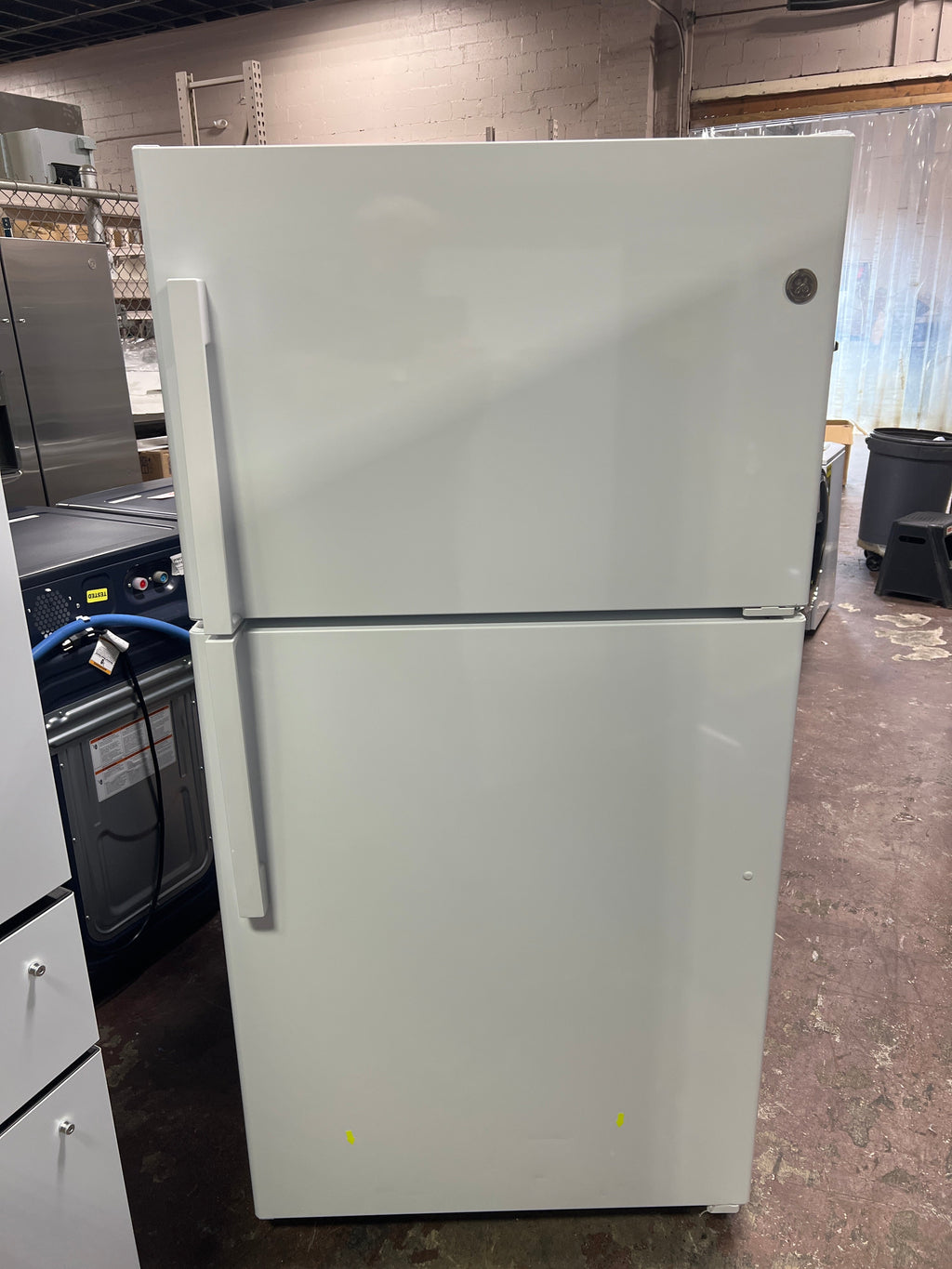 GE® 21.9 Cu. Ft. Garage Ready Top-Freezer Refrigerator
