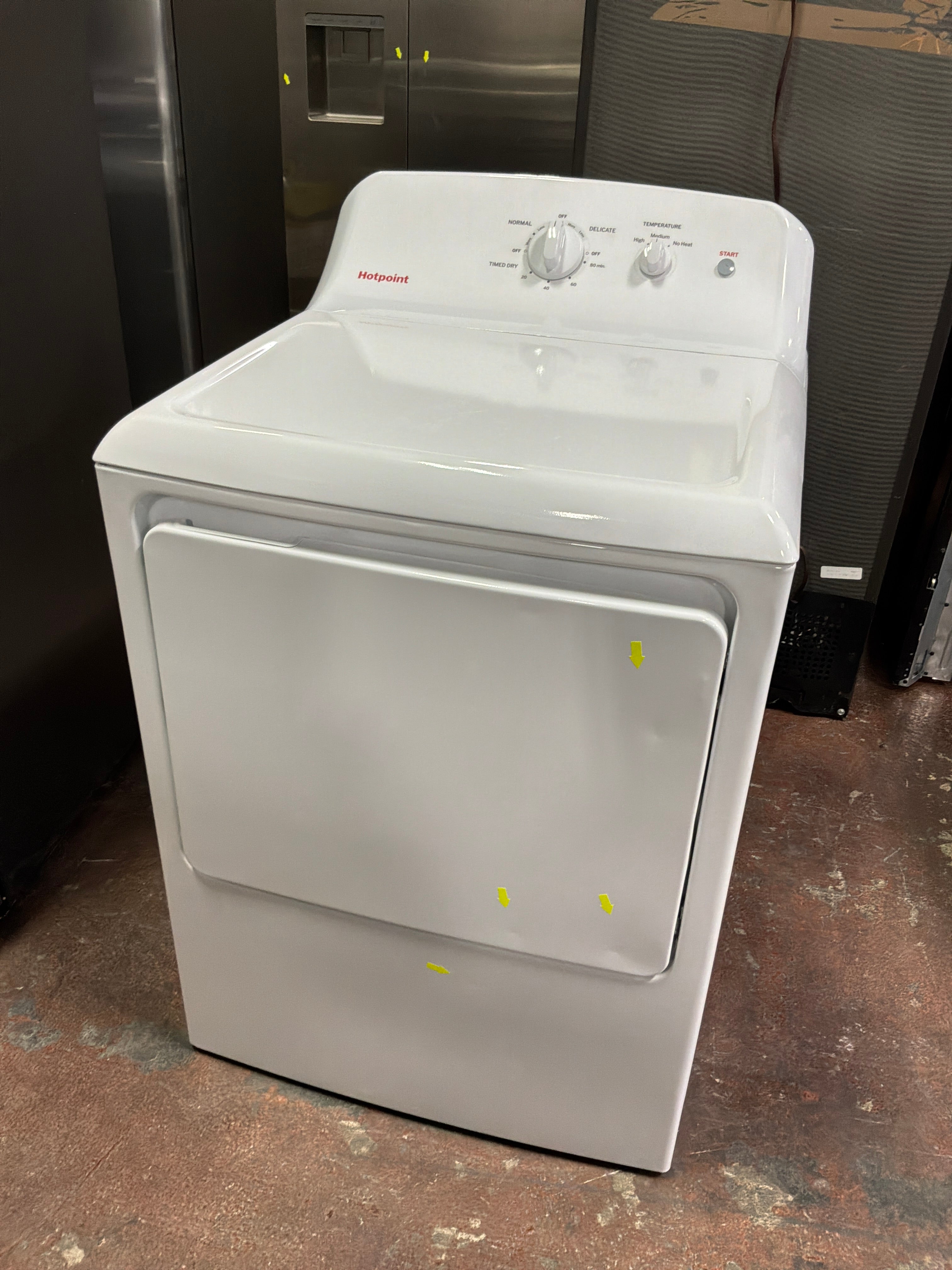 Hotpoint® 6.2 cu. ft. Capacity  Electric Dryer with Up To 120 ft. Venting and Shallow Depth