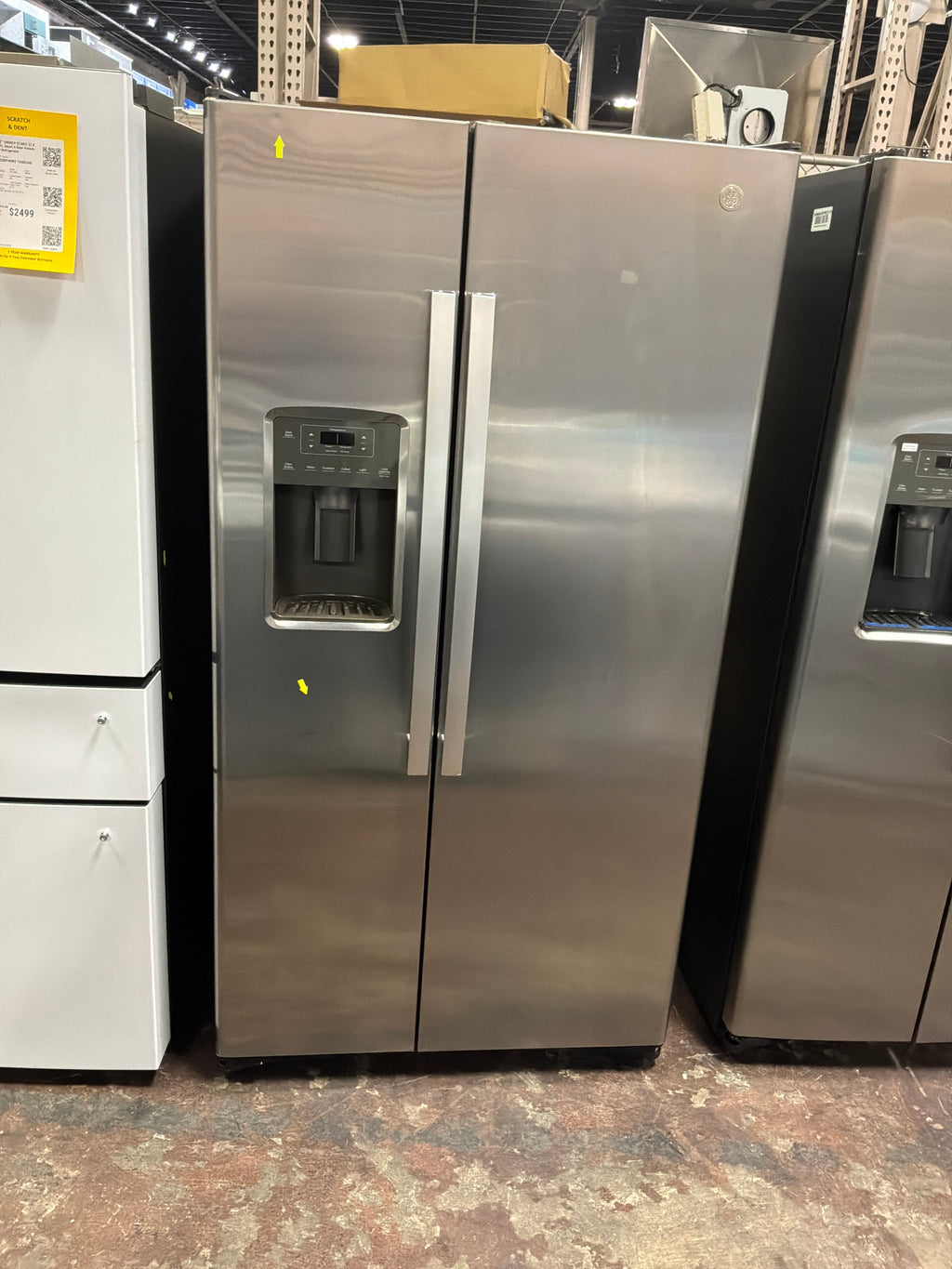 GE® 21.9 Cu. Ft. Counter-Depth Side-By-Side Refrigerator