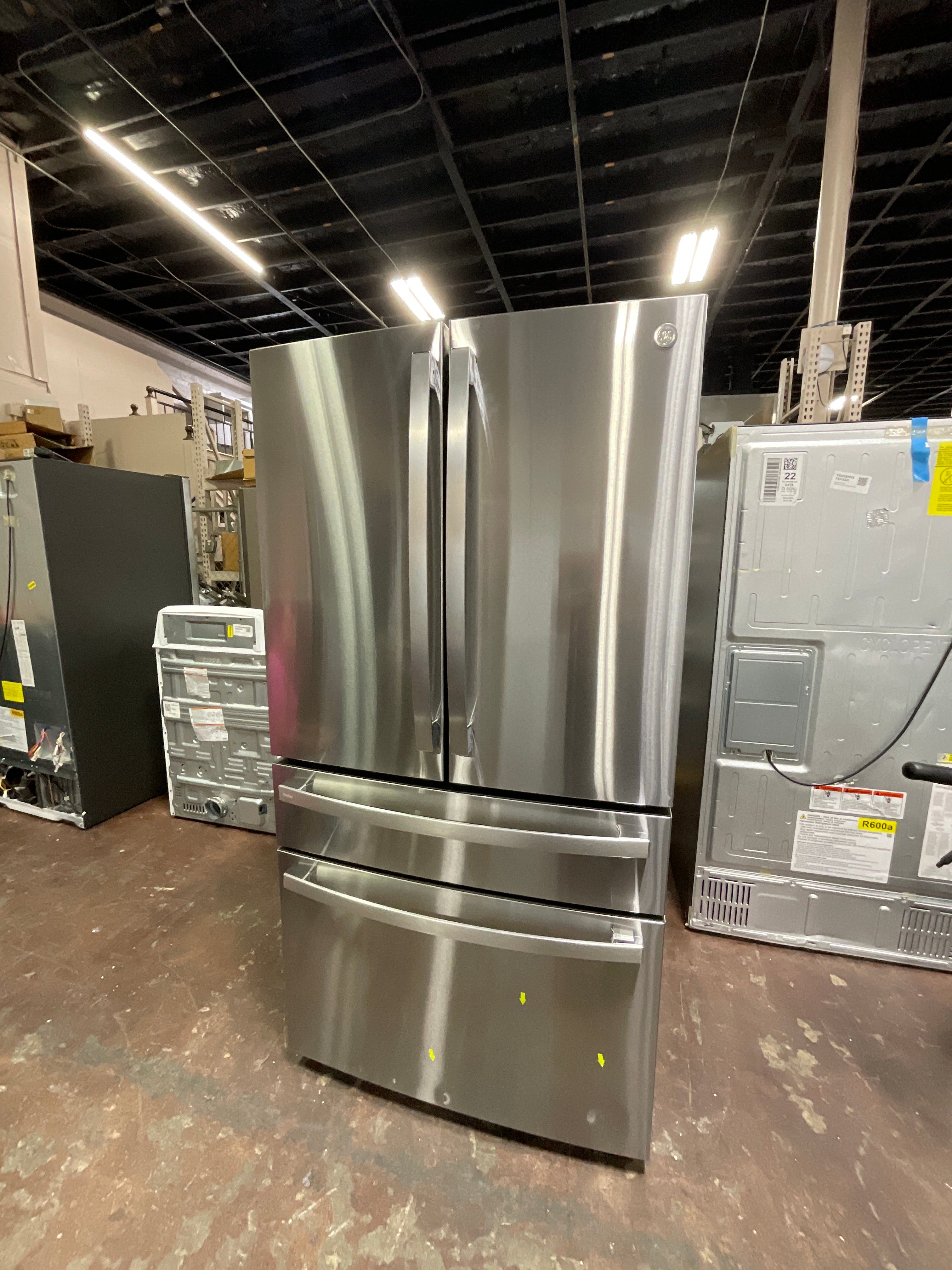 GE Profile™ ENERGY STAR® 28.7 Cu. Ft. Smart Fingerprint Resistant 4-Door French-Door Refrigerator With Dual-Dispense AutoFill Pitcher