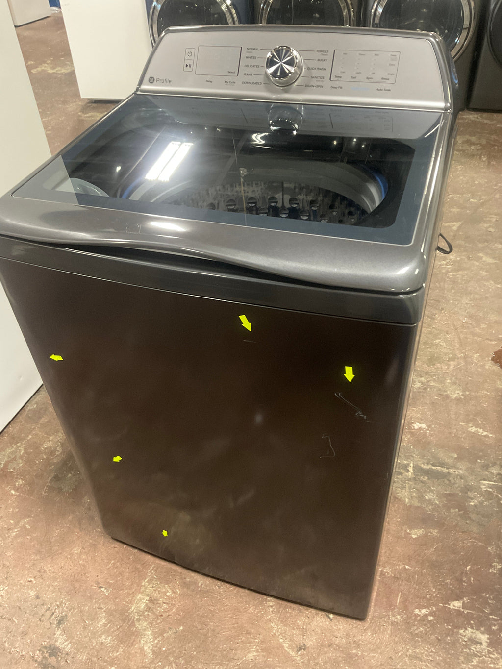 GE Profile™ ENERGY STAR® 5.0 cu. ft. Capacity Washer with Smarter Wash Technology and FlexDispense™
