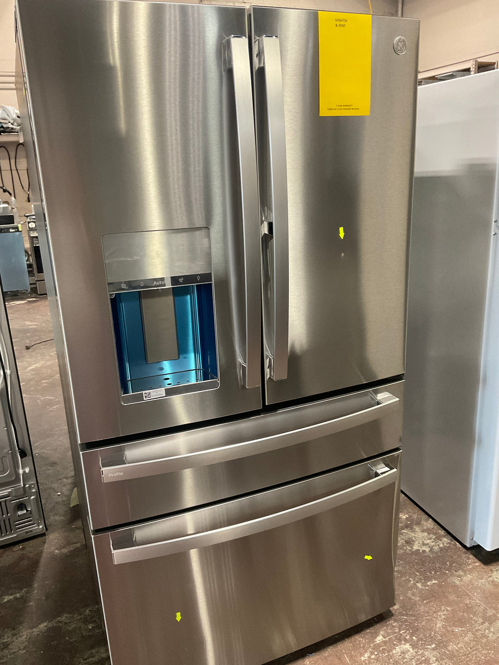 GE Profile™ ENERGY STAR® 27.9 Cu. Ft. Smart Fingerprint Resistant 4-Door French-Door Refrigerator with Door In Door