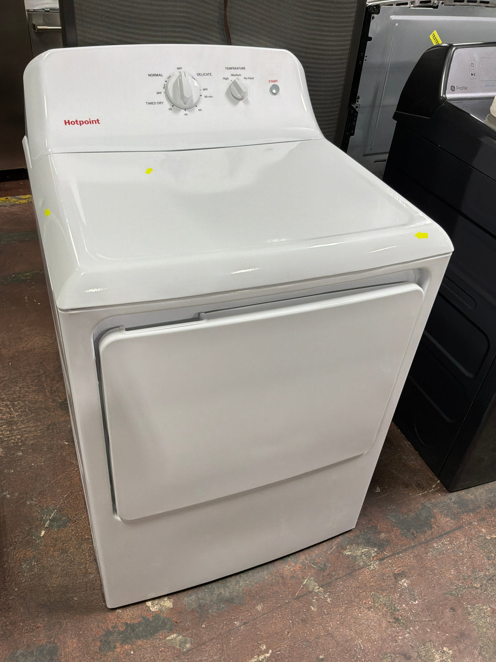 Hotpoint® 6.2 cu. ft. Capacity  Electric Dryer with Up To 120 ft. Venting and Shallow Depth