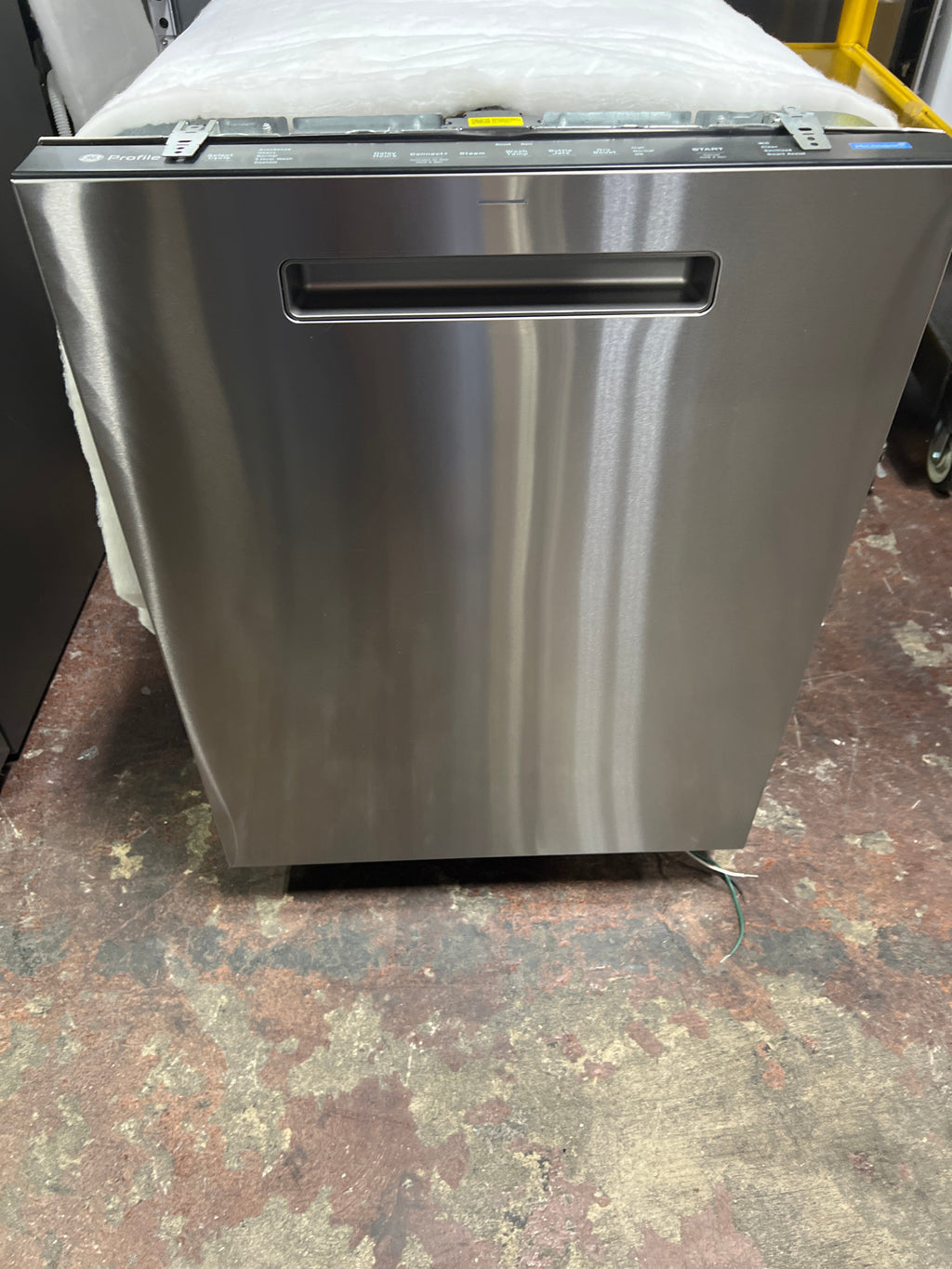 GE Profile™ ENERGY STAR® Fingerprint Resistant Top Control Stainless Interior Dishwasher with Microban™ Antimicrobial Technology