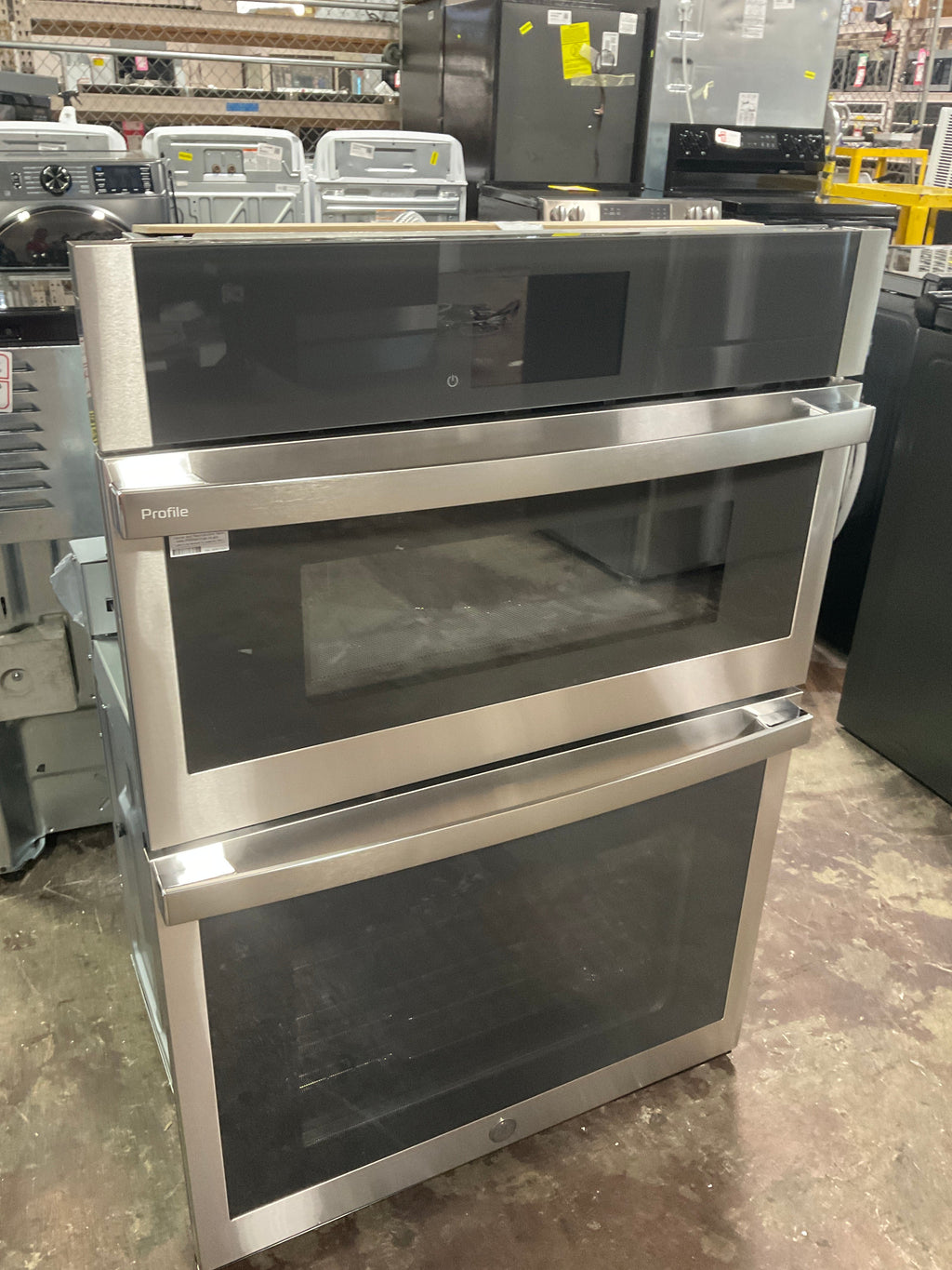 GE Profile™ 30 in. Combination Double Wall Oven with Convection, Air Fry, Steam, Sous Vide, and Advantium® Technology