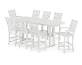Wovendale 9-Piece Bar Set with Trestle Legs