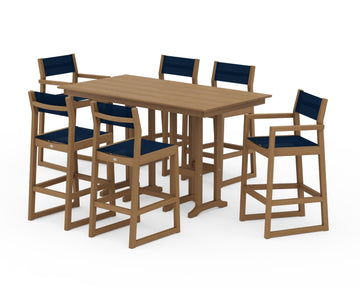 EDGE Sling 7-Piece Farmhouse Bar Set