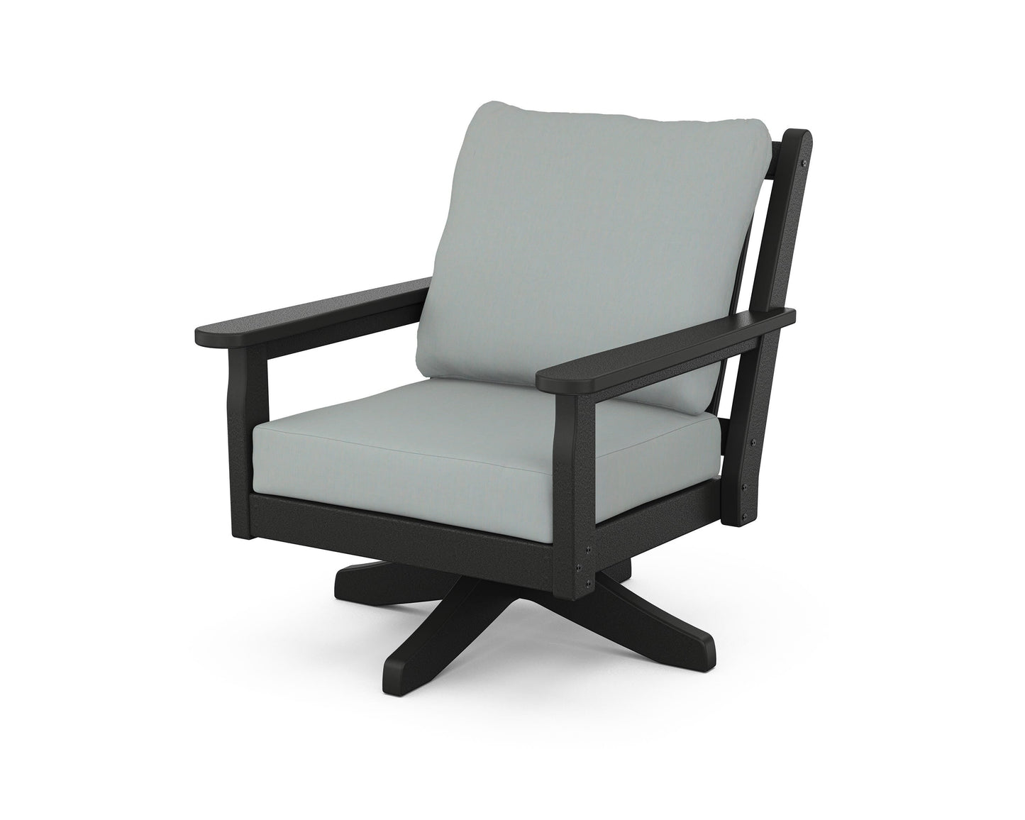 Chippendale Deep Seating Swivel Chair