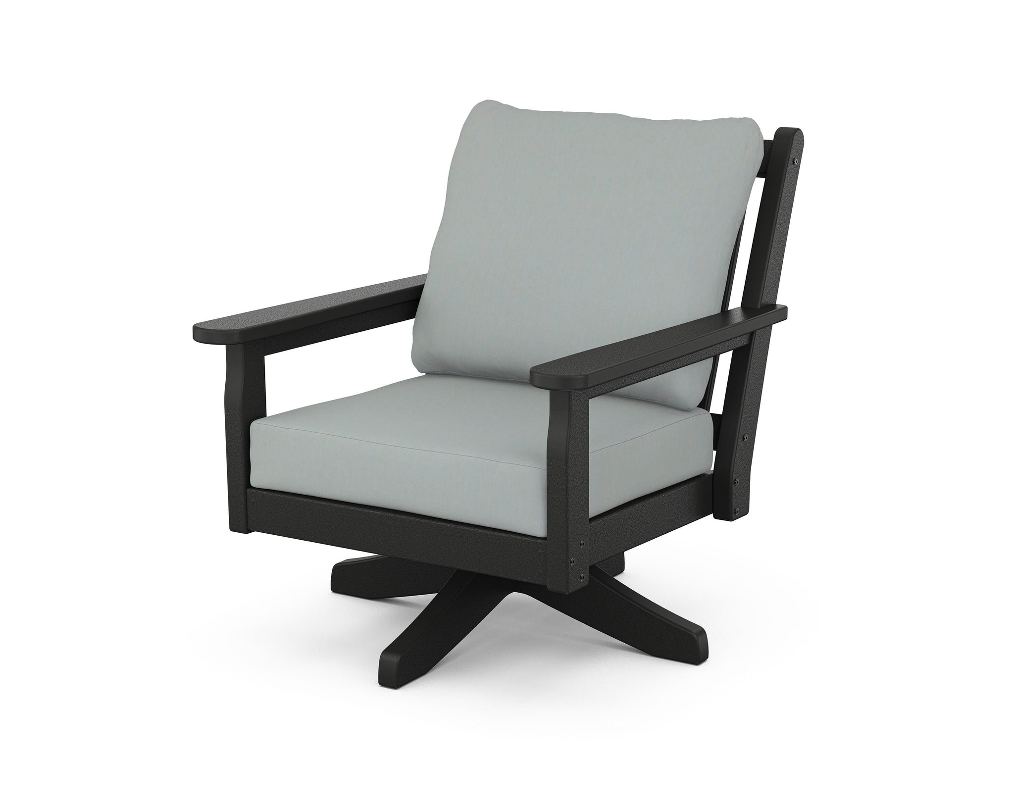 Chippendale Deep Seating Swivel Chair