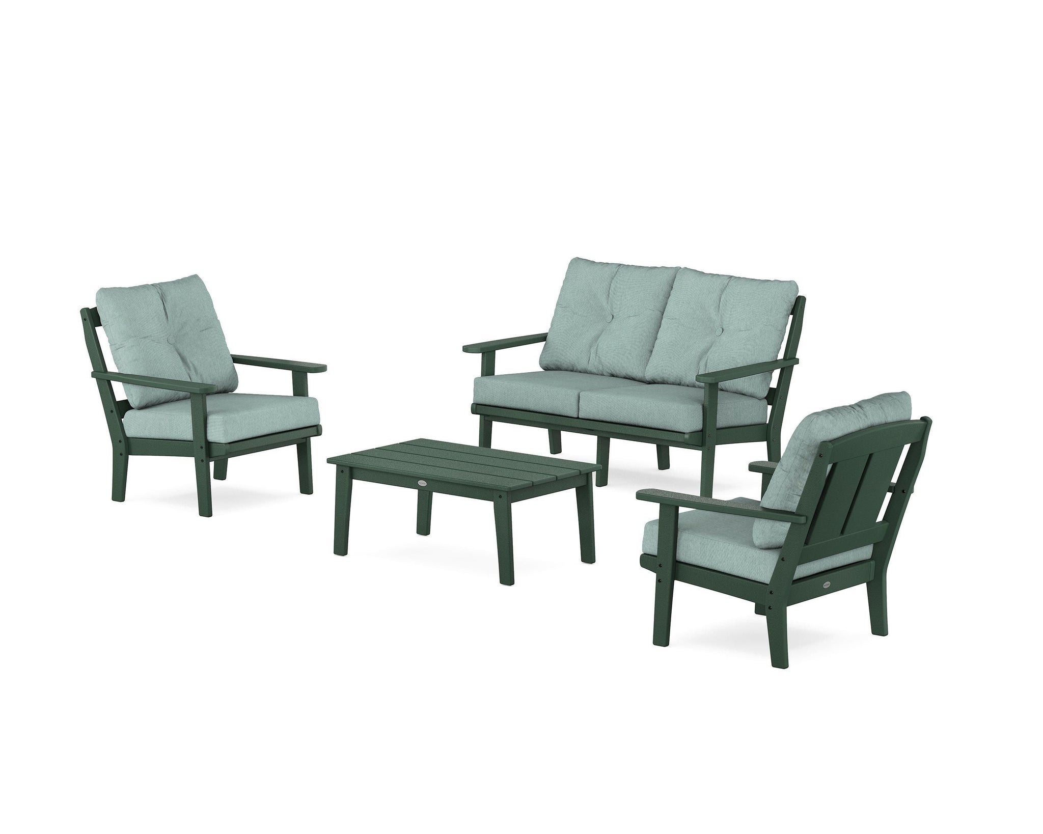 Mission 4-Piece Deep Seating Set with Loveseat