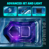 Anzzi Cold Plunge and Hot Tub All-in-One with Built-in Chiller Lights Wi-Fi New