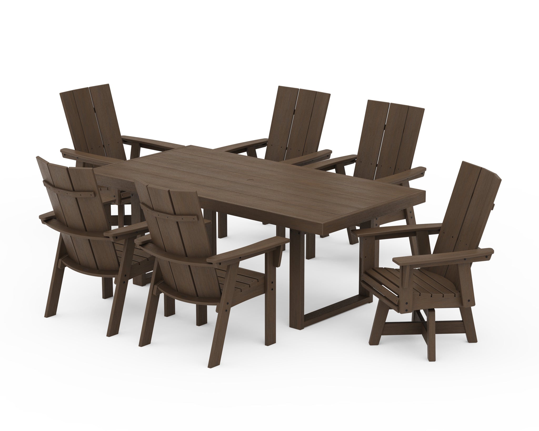 Modern Adirondack 7-Piece Dining Set