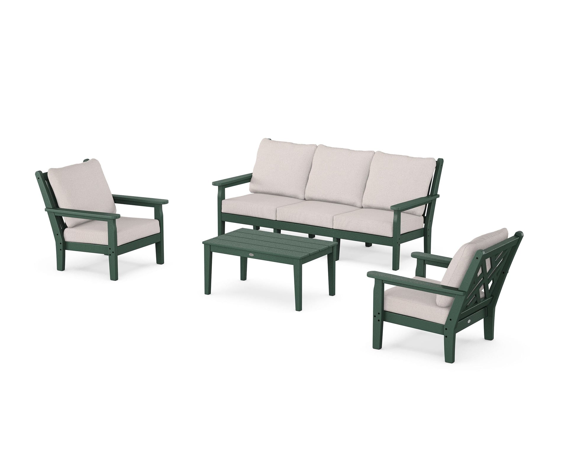 Chippendale 4-Piece Deep Seating Set with Sofa