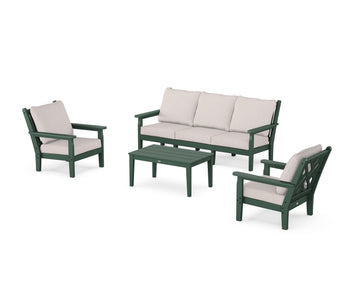 Chippendale 4-Piece Deep Seating Set with Sofa