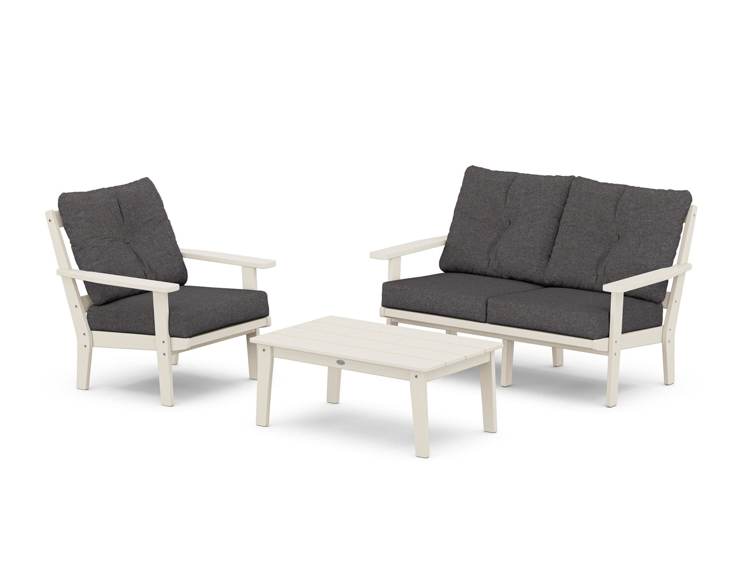Prairie 3-Piece Deep Seating Set with Loveseat