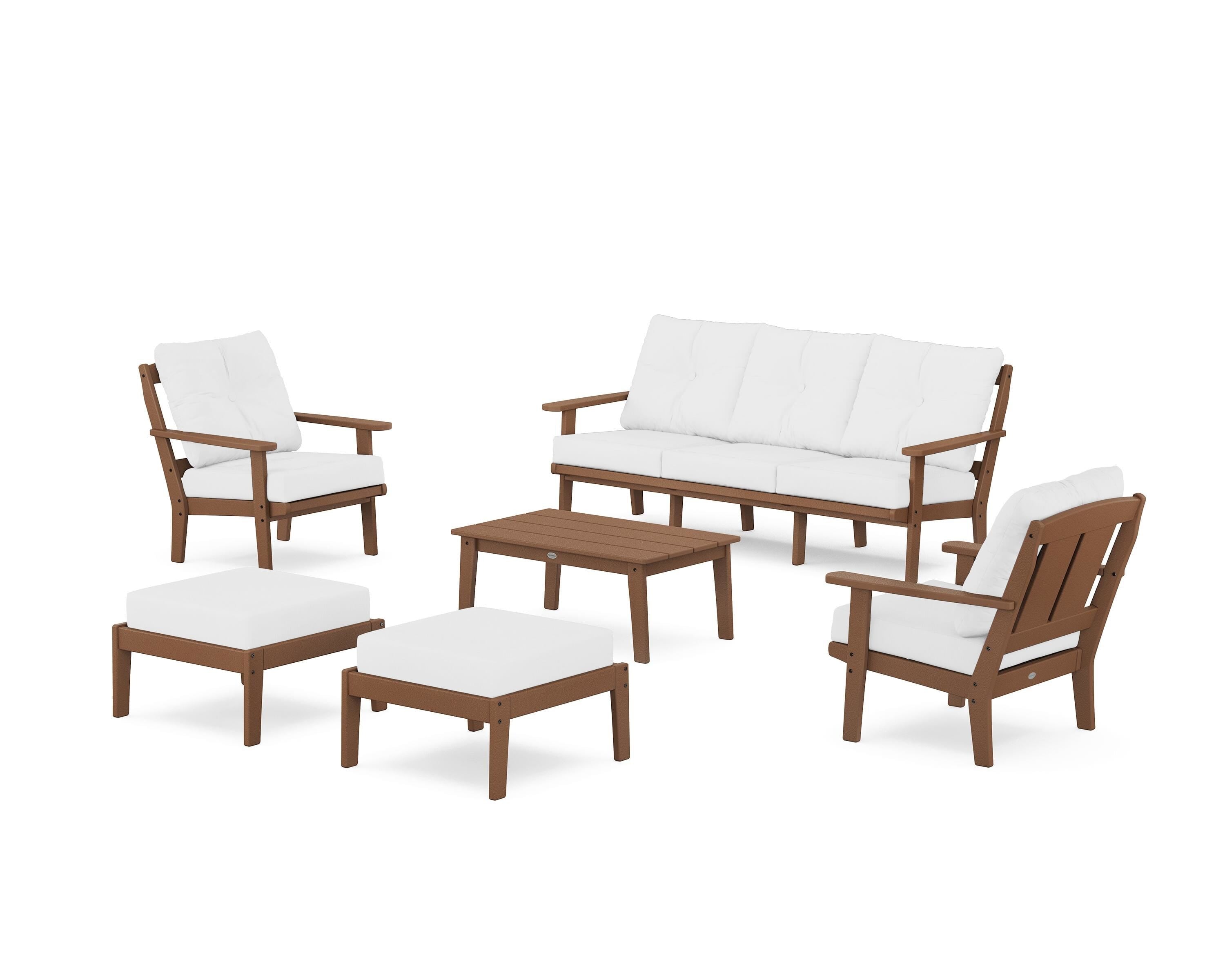 Mission 6-Piece Lounge Sofa Set