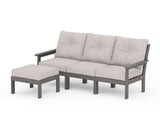 Vineyard 4-Piece Sectional with Ottoman