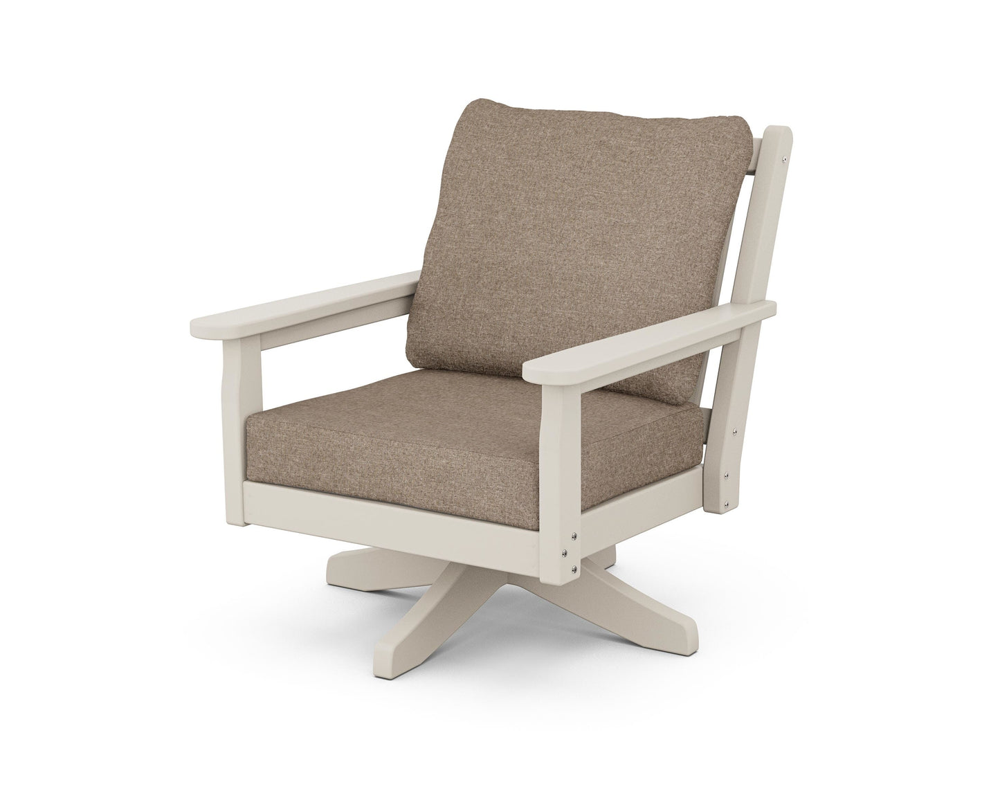 Chippendale Deep Seating Swivel Chair
