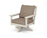 Chippendale Deep Seating Swivel Chair