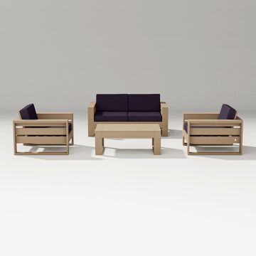 Latitude 4-Piece Lounge Loveseat Set