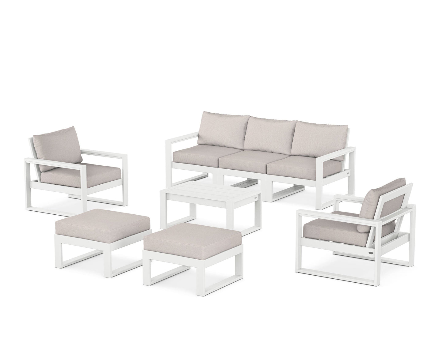 EDGE Sectional 8-Piece Lounge Sofa Set